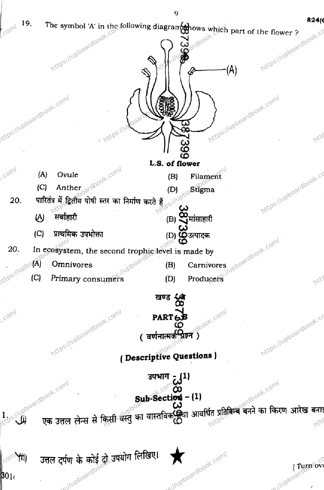 UP Board Class 10th SCIENCE-824-GN Previous Year Question Paper Image 9