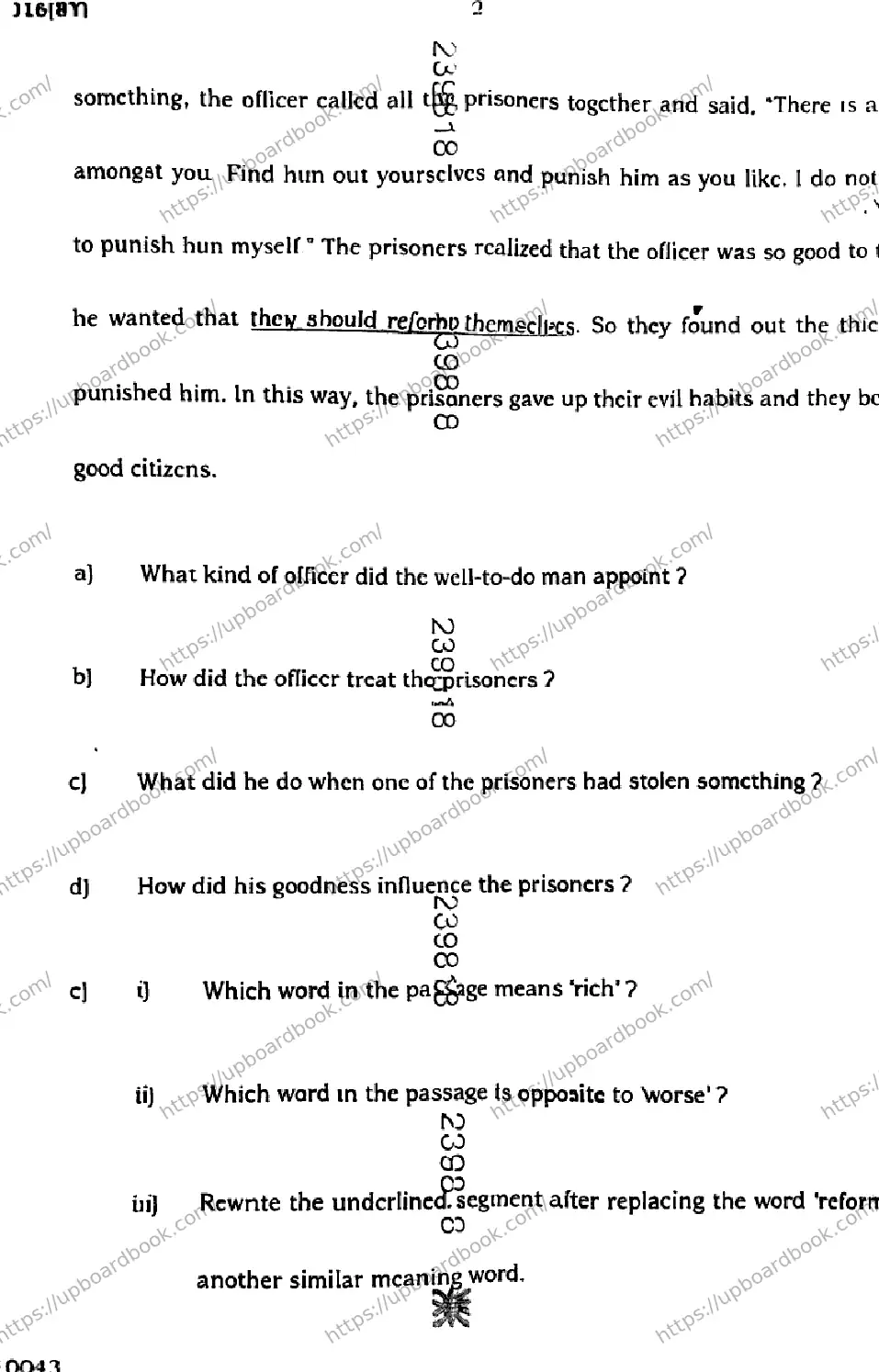 UP Board Class 12th ENGLISH-316-BY Previous Year Question Paper Image 2