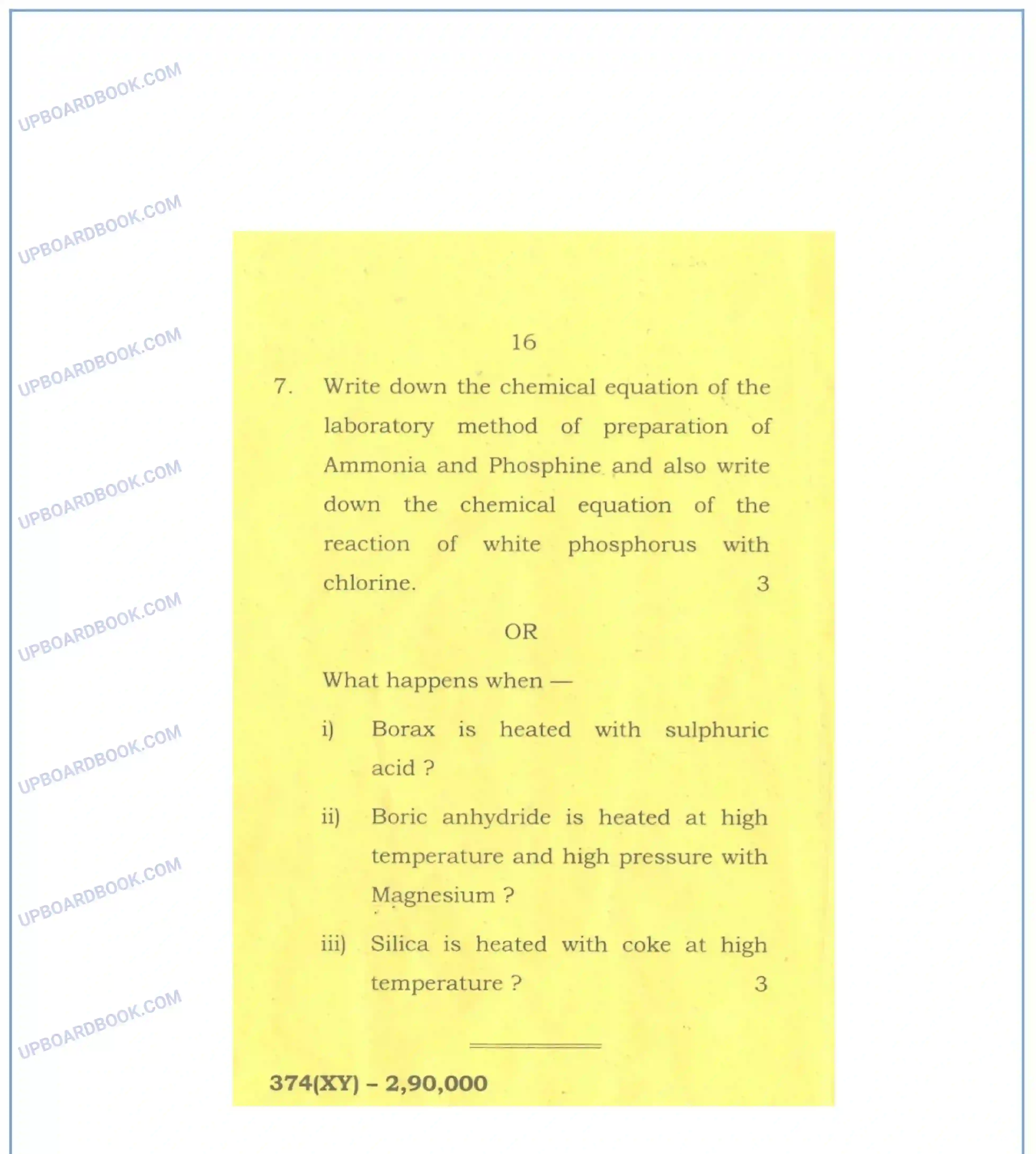 UP Board Class 12th Chemistry 2016 Set 1 Previous Year Question Paper Image 16