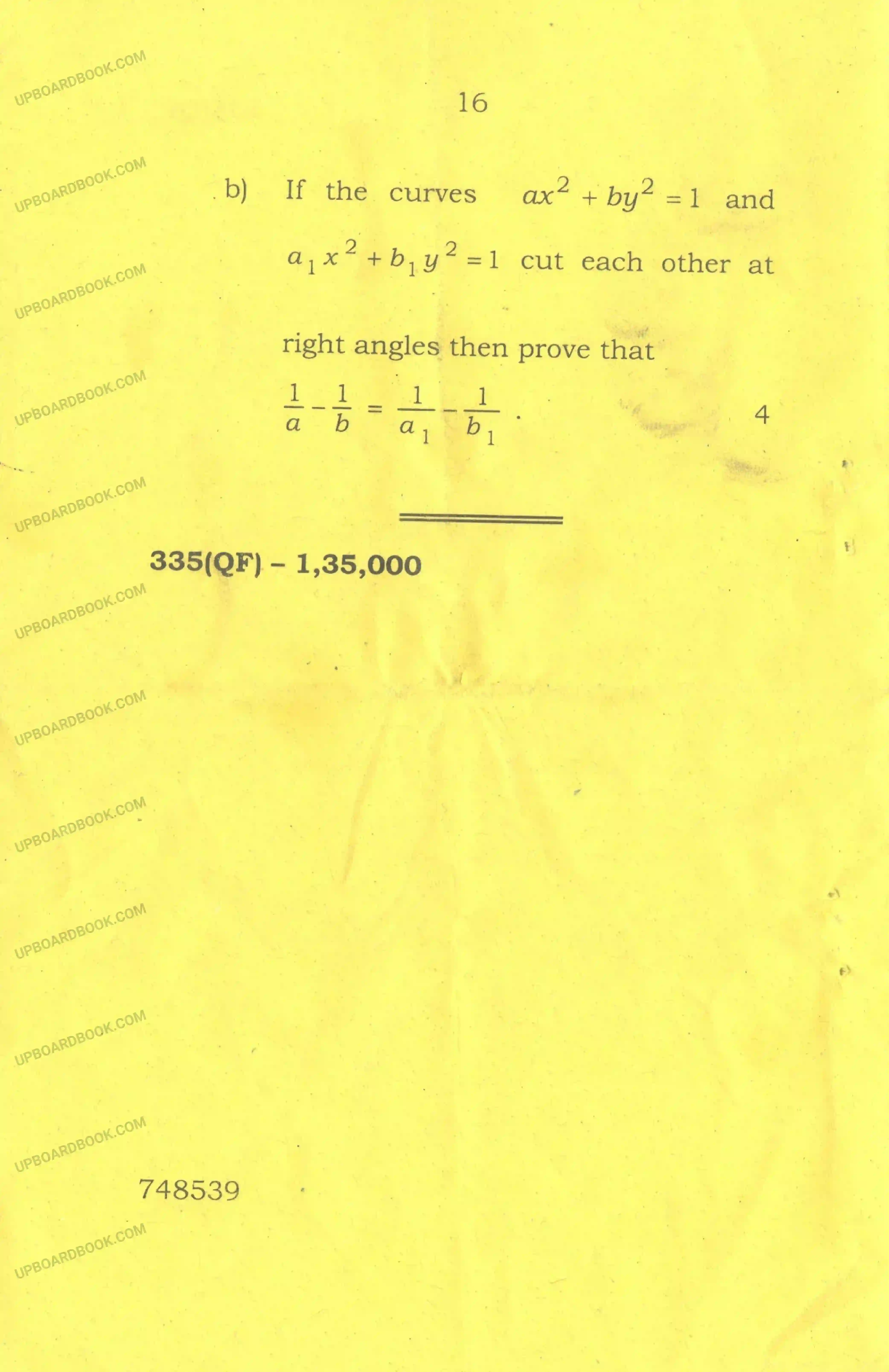 UP Board Class 12th Maths 2017 Set 2 Previous Year Question Paper Image 16