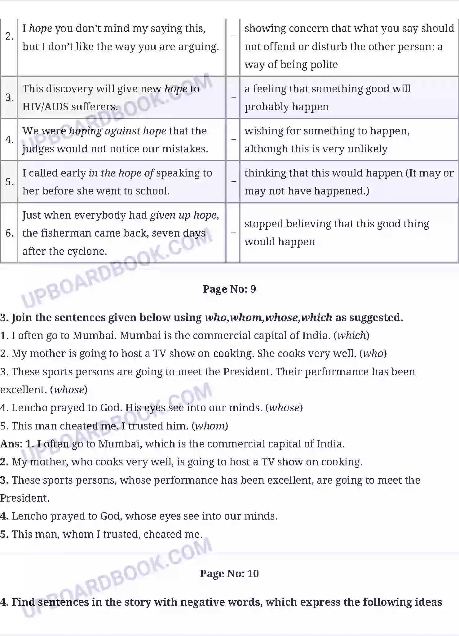 UP Board Solution class 10 English 1. A Letter to God Image 6
