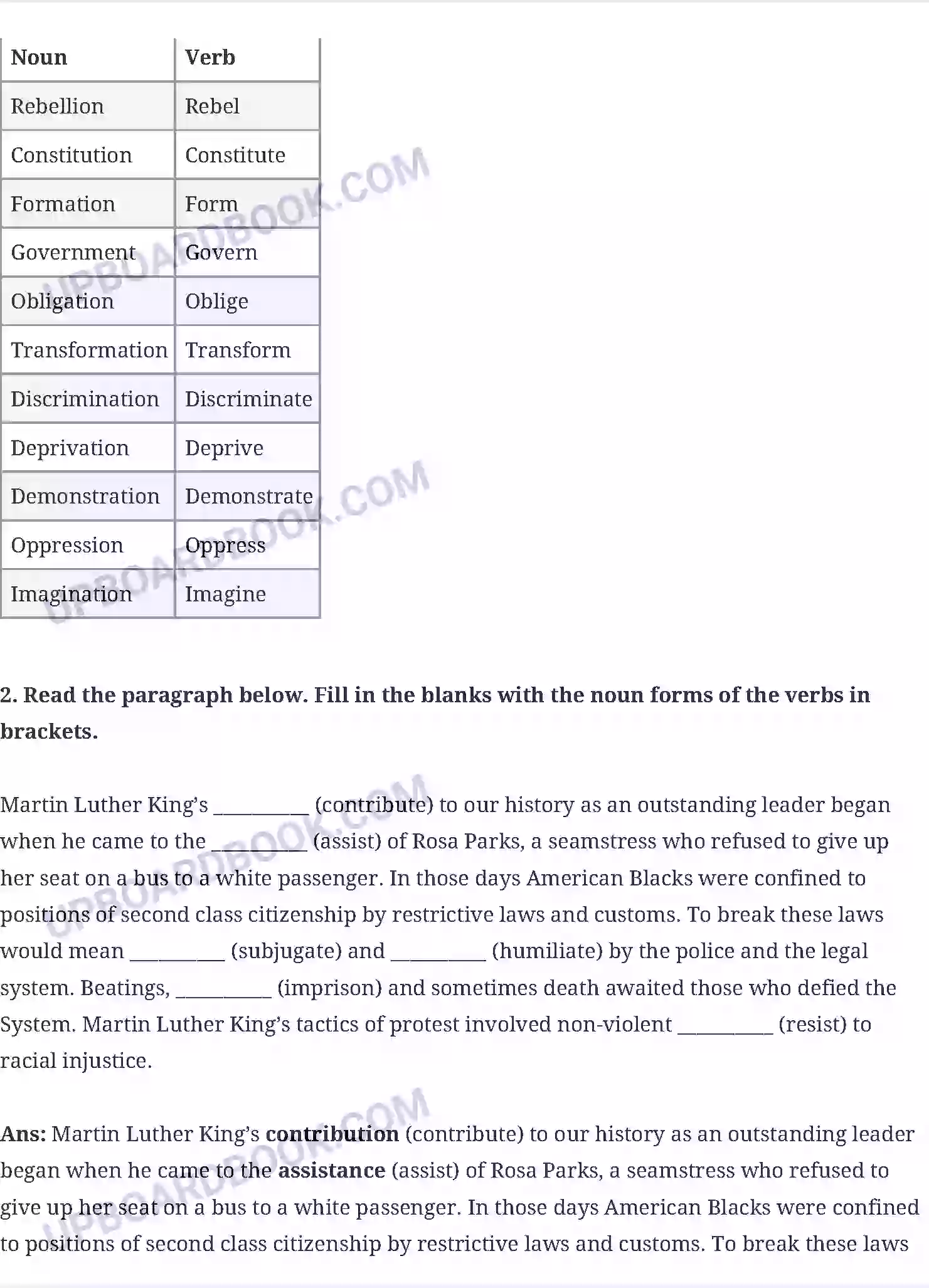 UP Board Solution class 10 English 2. Long Walk To Freedom Image 6