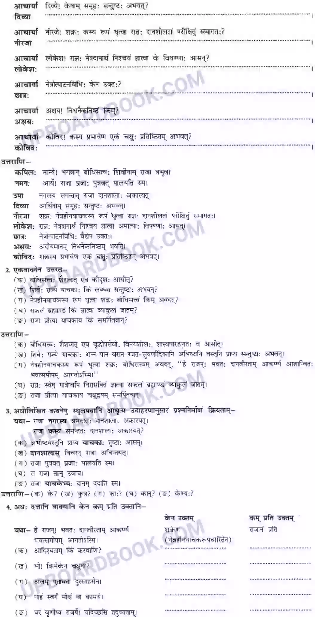 UP Board Solution Class 10 Hindi 4. नास्ति त्यागसमम् सुखम् Image 11