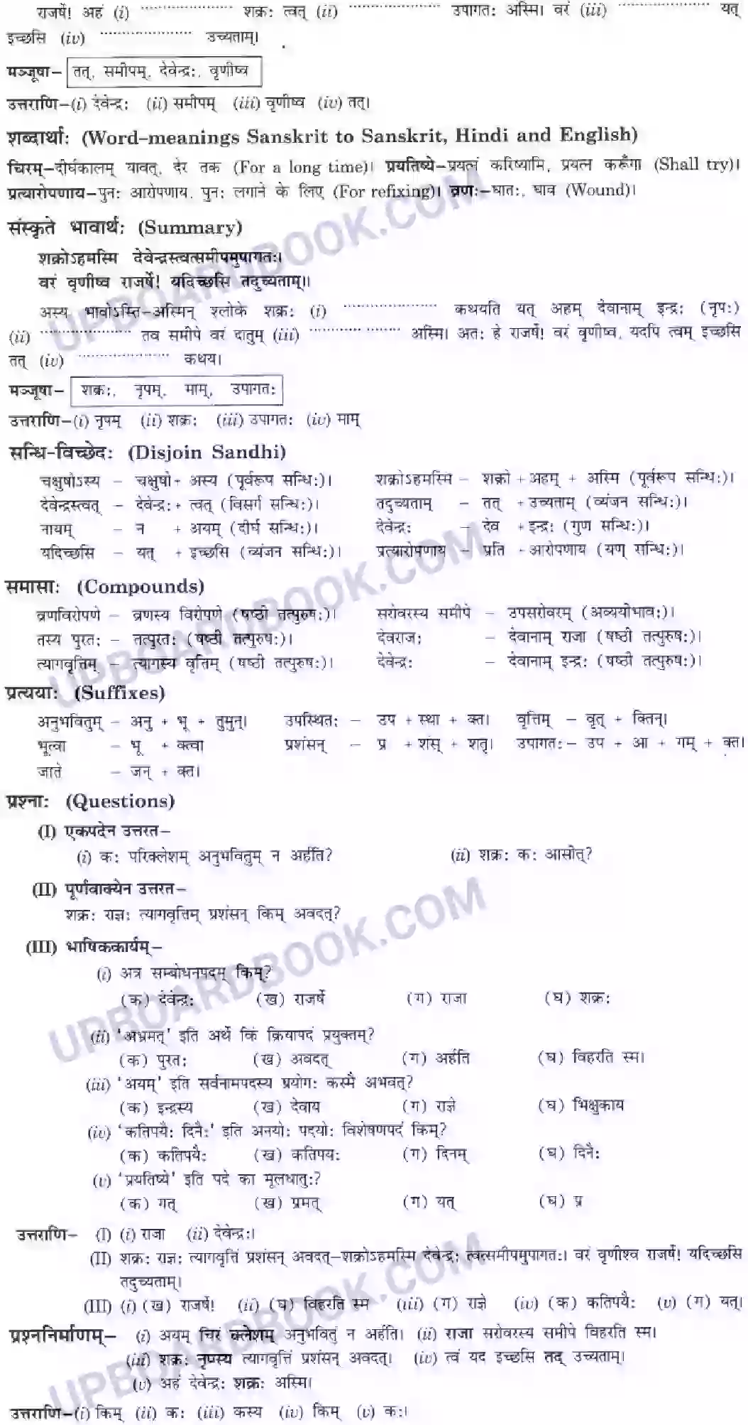 UP Board Solution Class 10 Hindi 4. नास्ति त्यागसमम् सुखम् Image 8