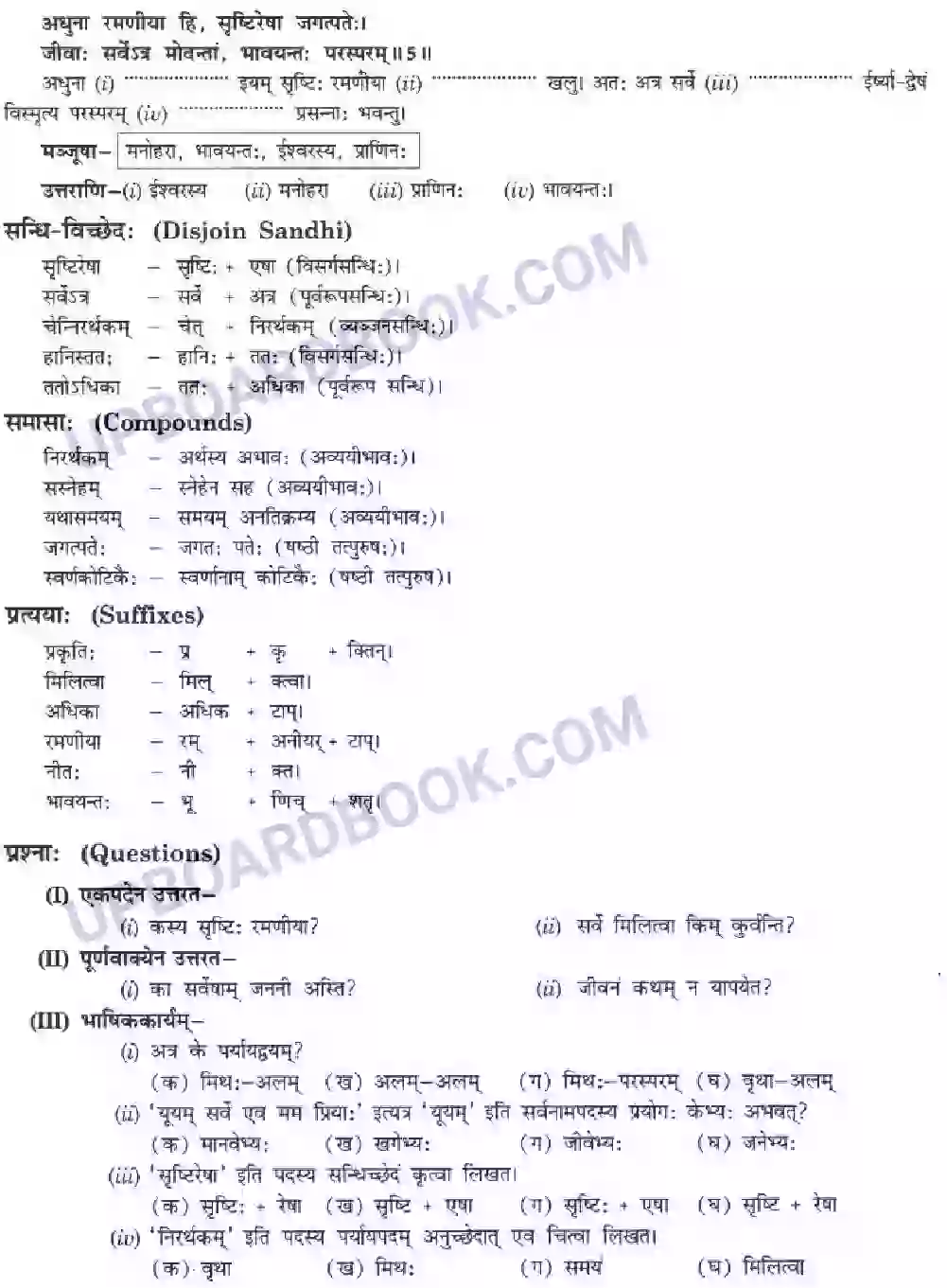 UP Board Solution Class 10 Hindi 7. रमणीया की सृष्टि - ऐषा Image 11