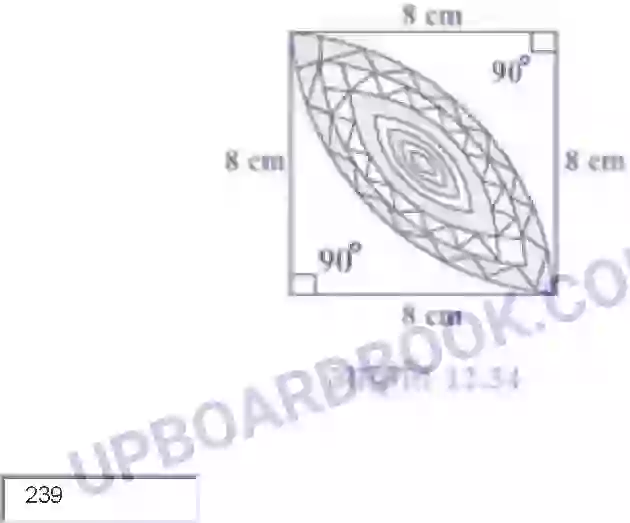 UP Board Solution class 10 Maths 12. वृत्तों से संबंधित क्षेत्रफल Image 14