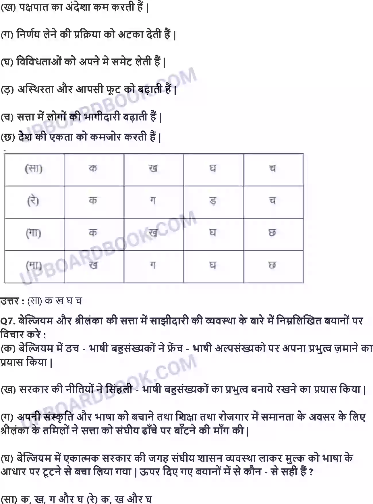 UP Board Solution Class 10 Social Science 1. सत्ता की साझेदारी Image 3