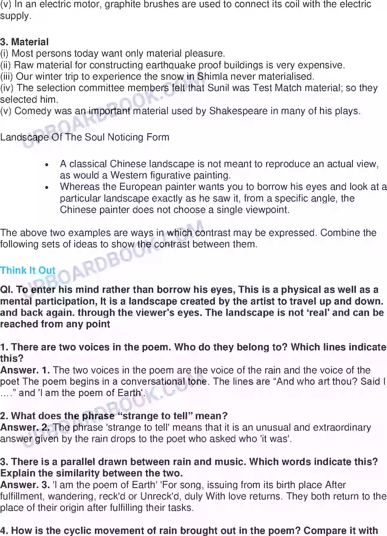 UP Board Solution class 11 English 4. Landscape of the Soul Image 4