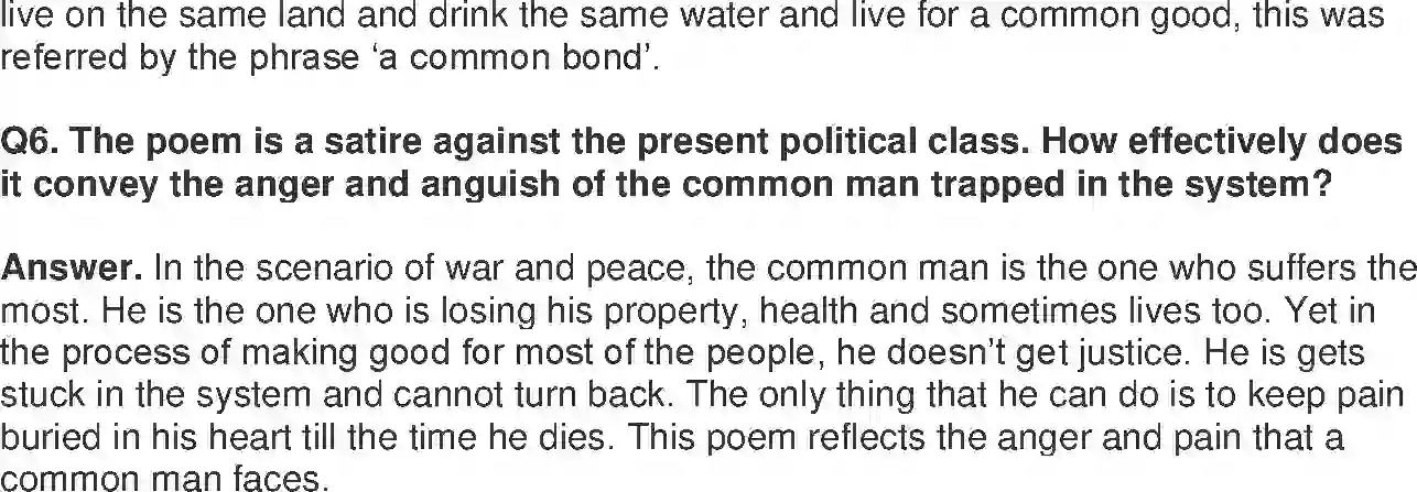 UP Board Solution class 11 English 20. Ajamil And The Tigers - (Poetry) Image 2