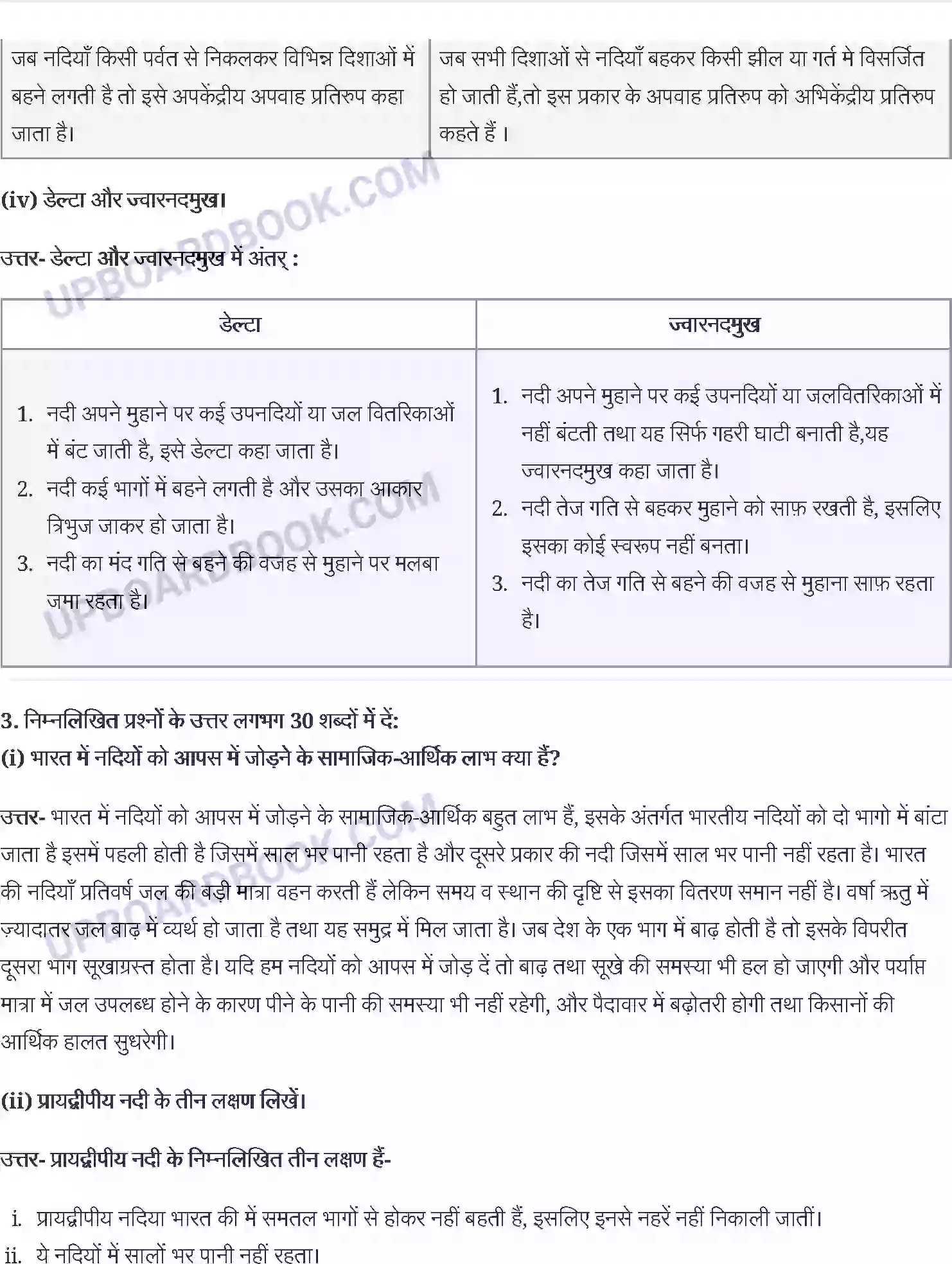 UP Board Solution Class 11 Geography 3. अपवाह तंत्र Image 3