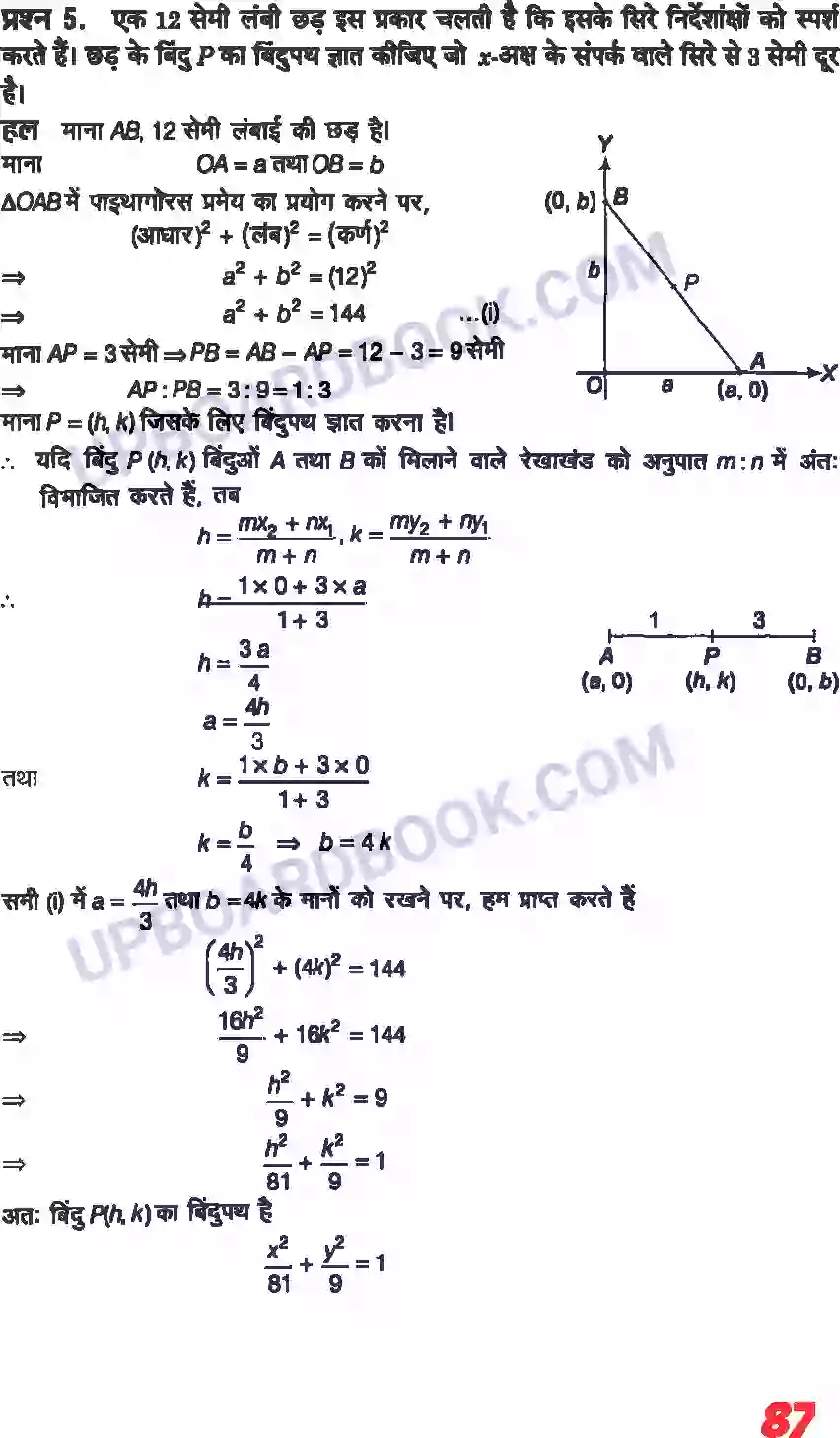 UP Board Solution class 11 Maths 11. शांकव परिच्छेदन Image 33