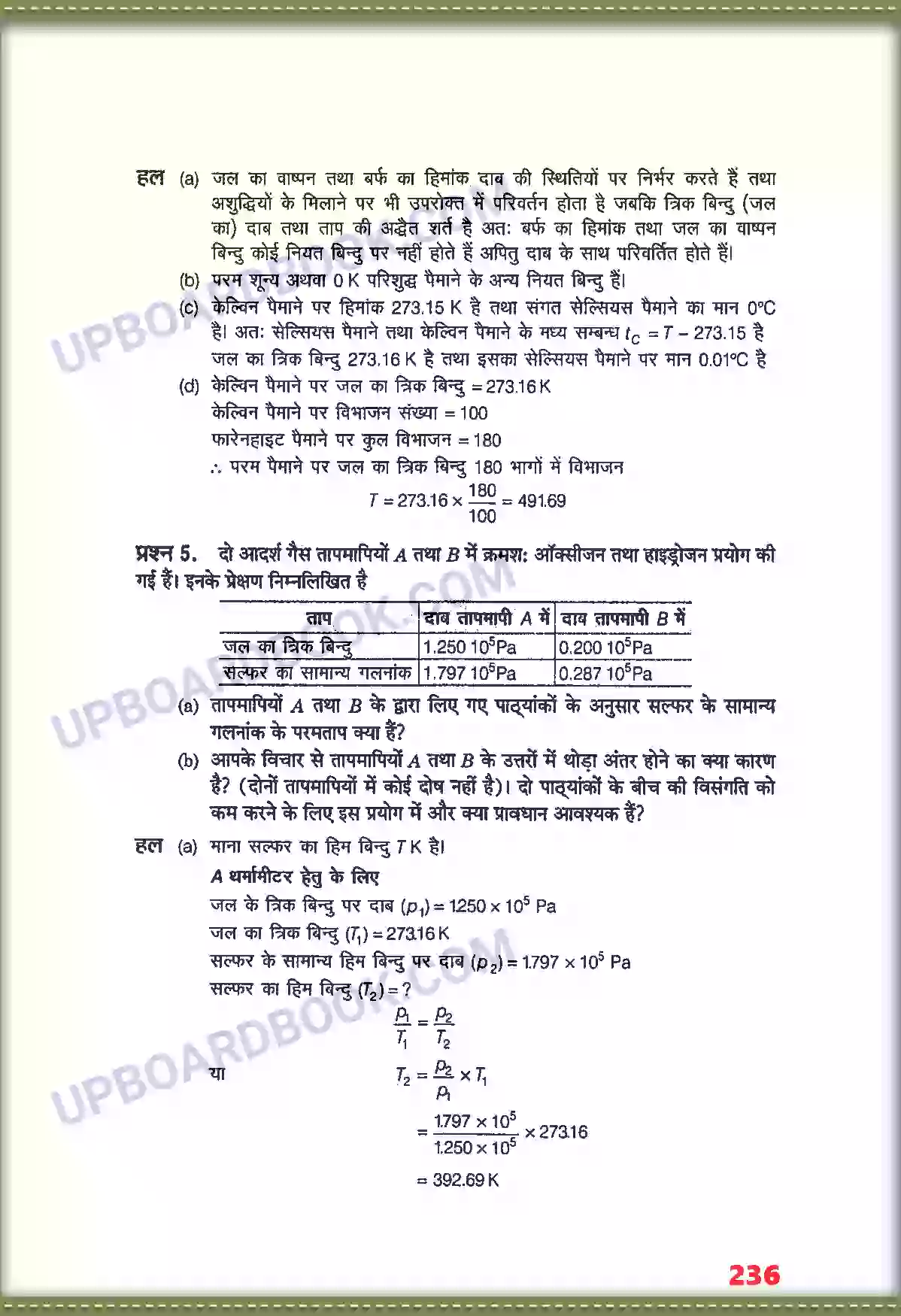 UP Board Solution class 11 Physics 11. द्रव्य के तापीय गुण Image 4