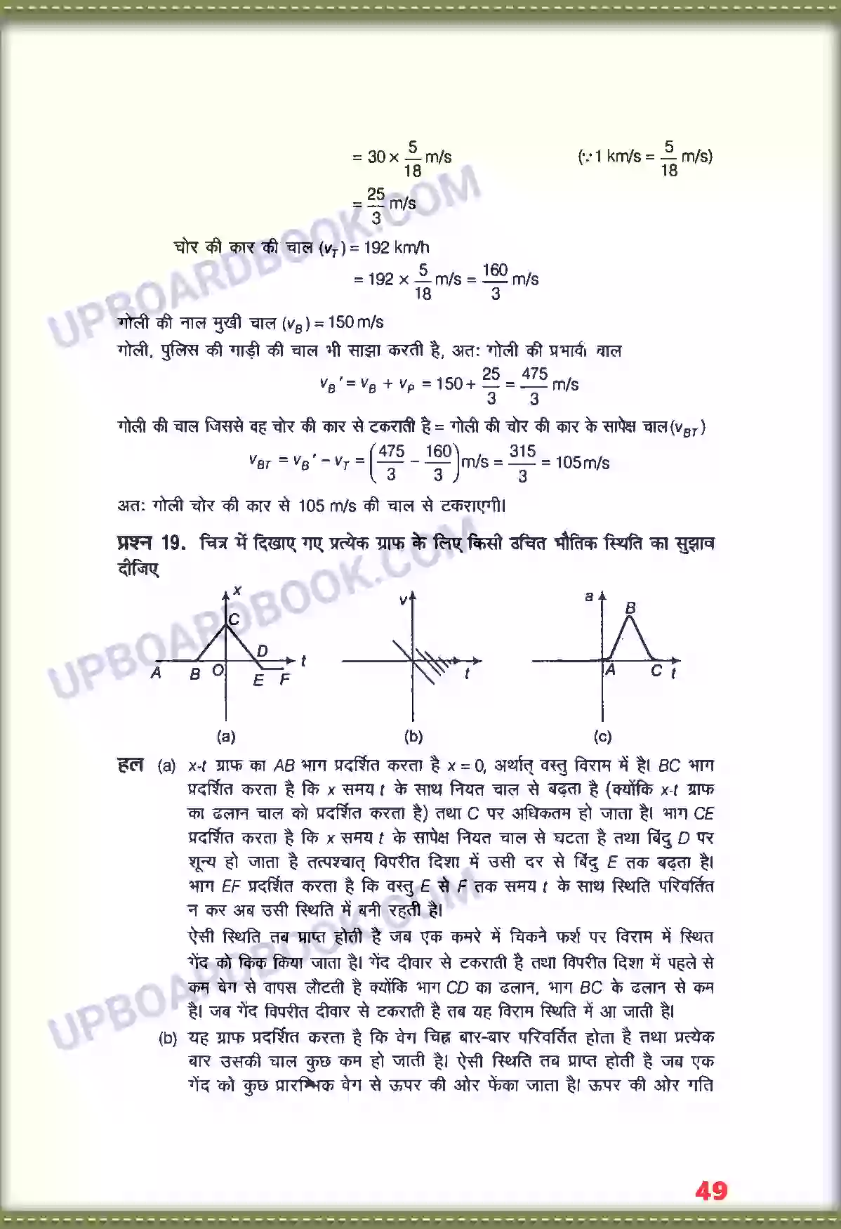 UP Board Solution class 11 Physics 3. सरल रेखा में गति Image 18