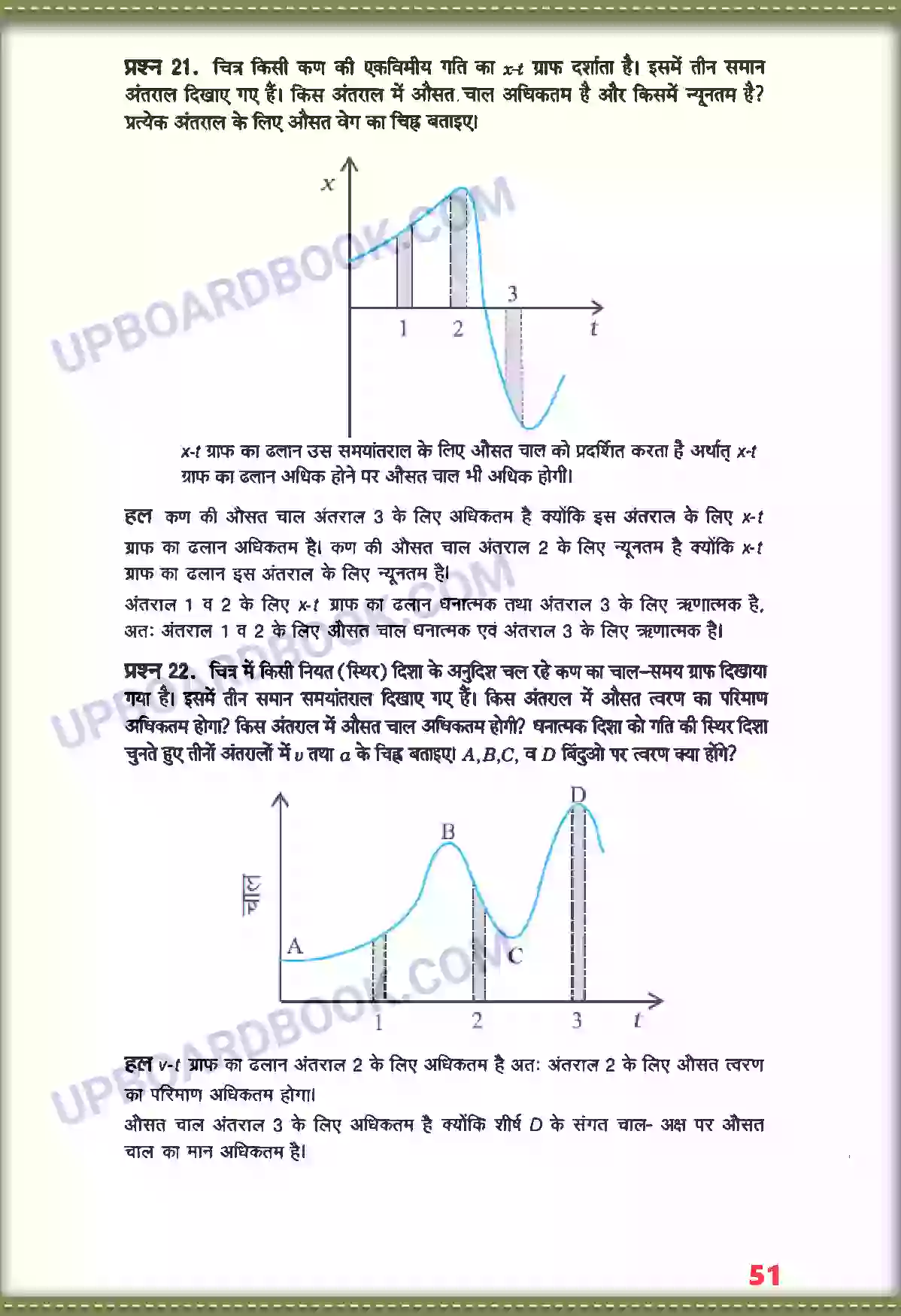 UP Board Solution class 11 Physics 3. सरल रेखा में गति Image 20