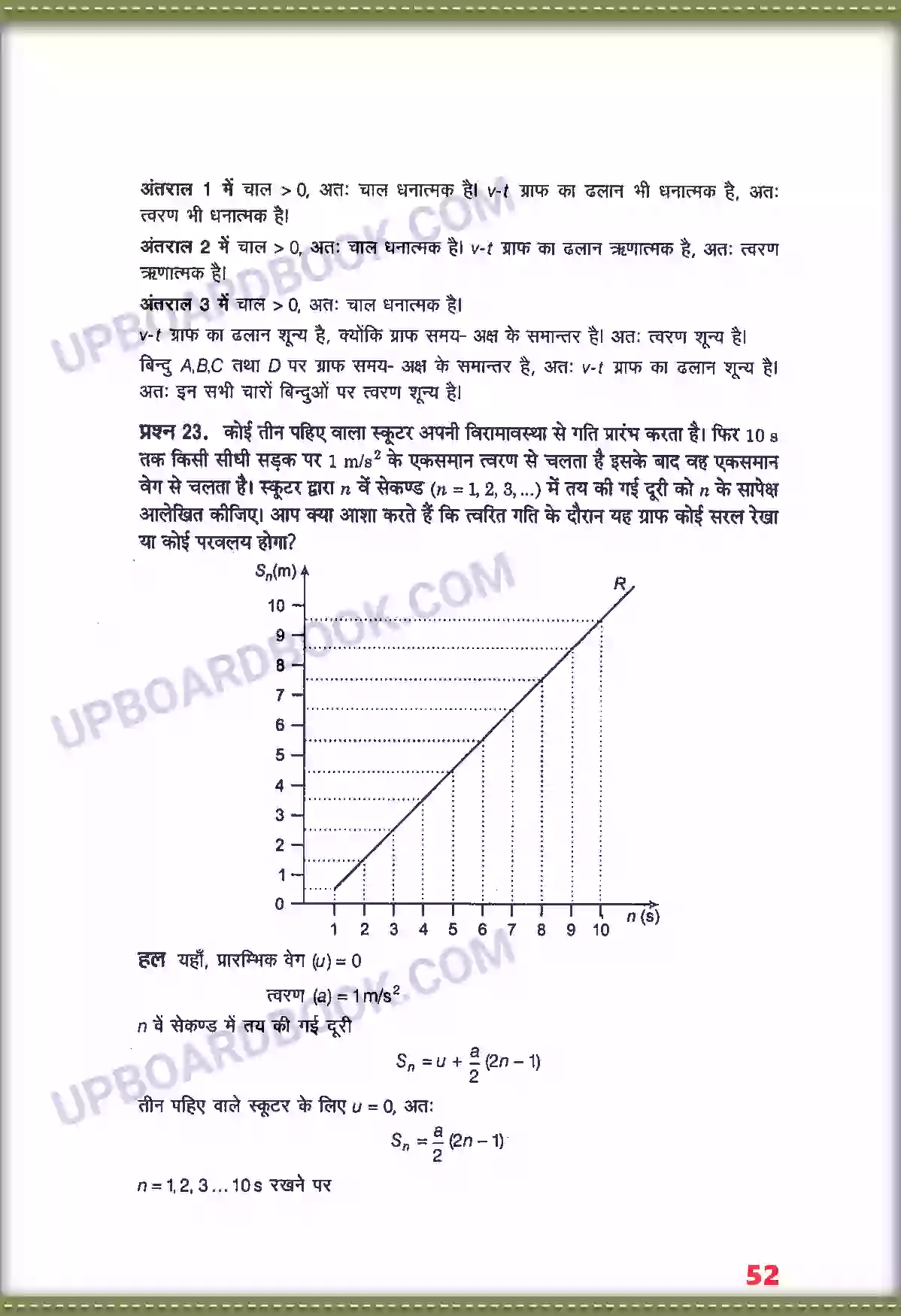 UP Board Solution class 11 Physics 3. सरल रेखा में गति Image 21