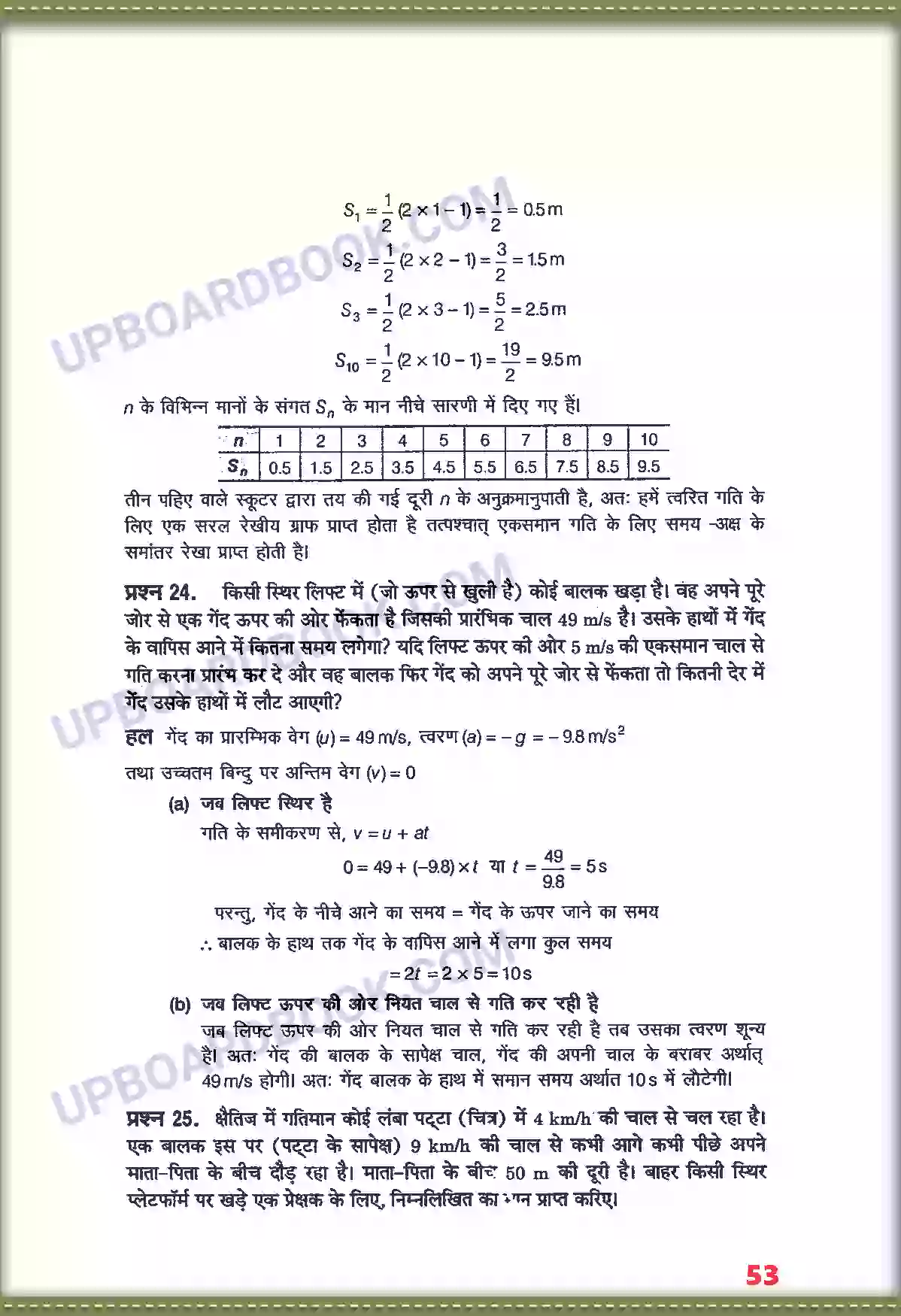 UP Board Solution class 11 Physics 3. सरल रेखा में गति Image 22