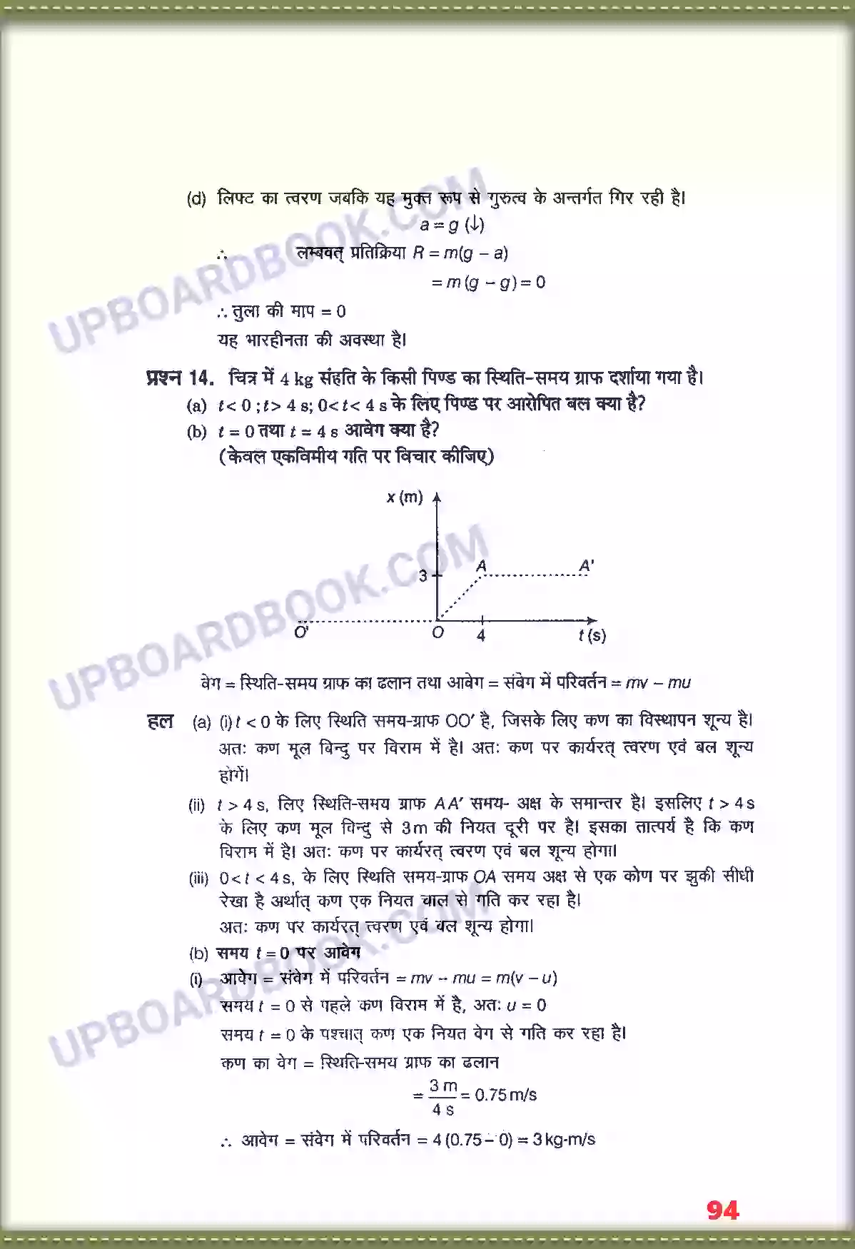 UP Board Solution class 11 Physics 5. गति के नियम Image 10