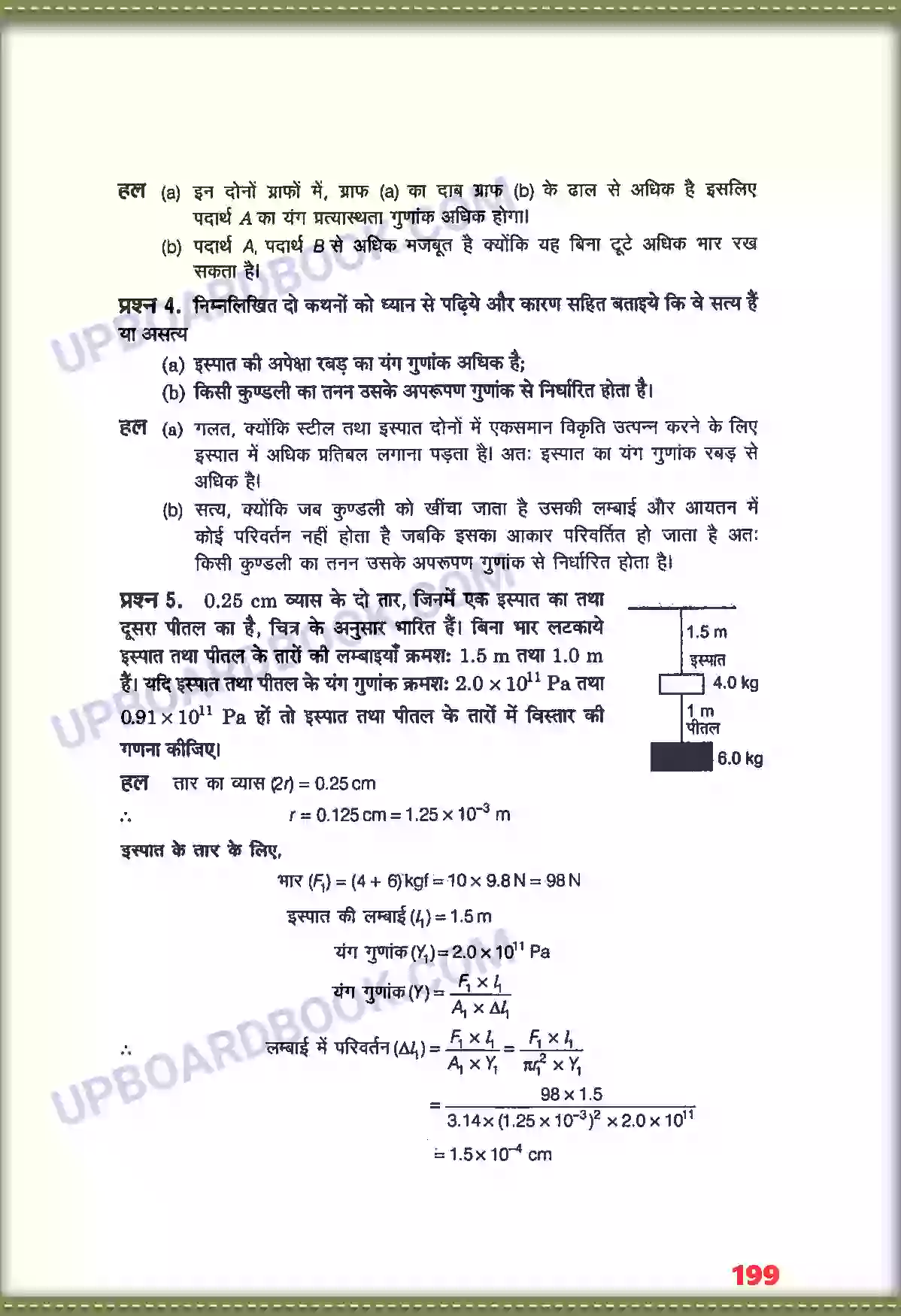 UP Board Solution class 11 Physics 9. ठोसों के यांत्रिक गुण Image 3