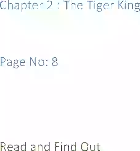 UP Board Solution class 12 English 2. The Tiger King Image 1