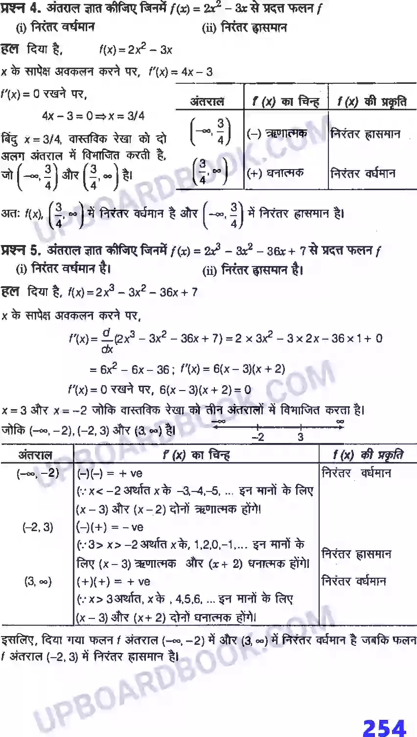 UP Board Solution Class 12 Maths 6. अवकलज के अनुप्रयोग Image 11