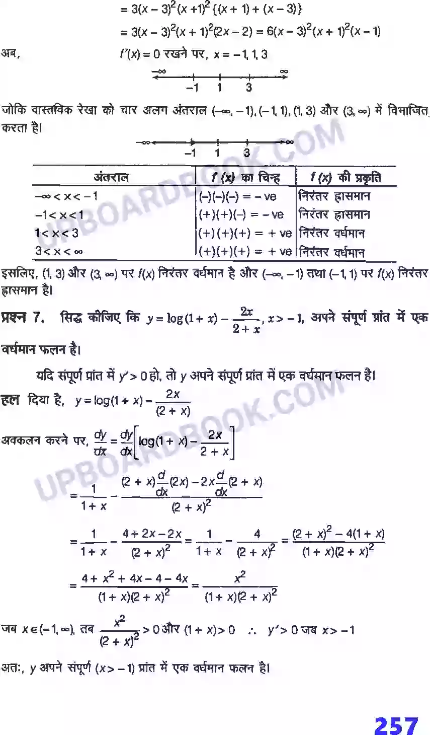 UP Board Solution Class 12 Maths 6. अवकलज के अनुप्रयोग Image 14