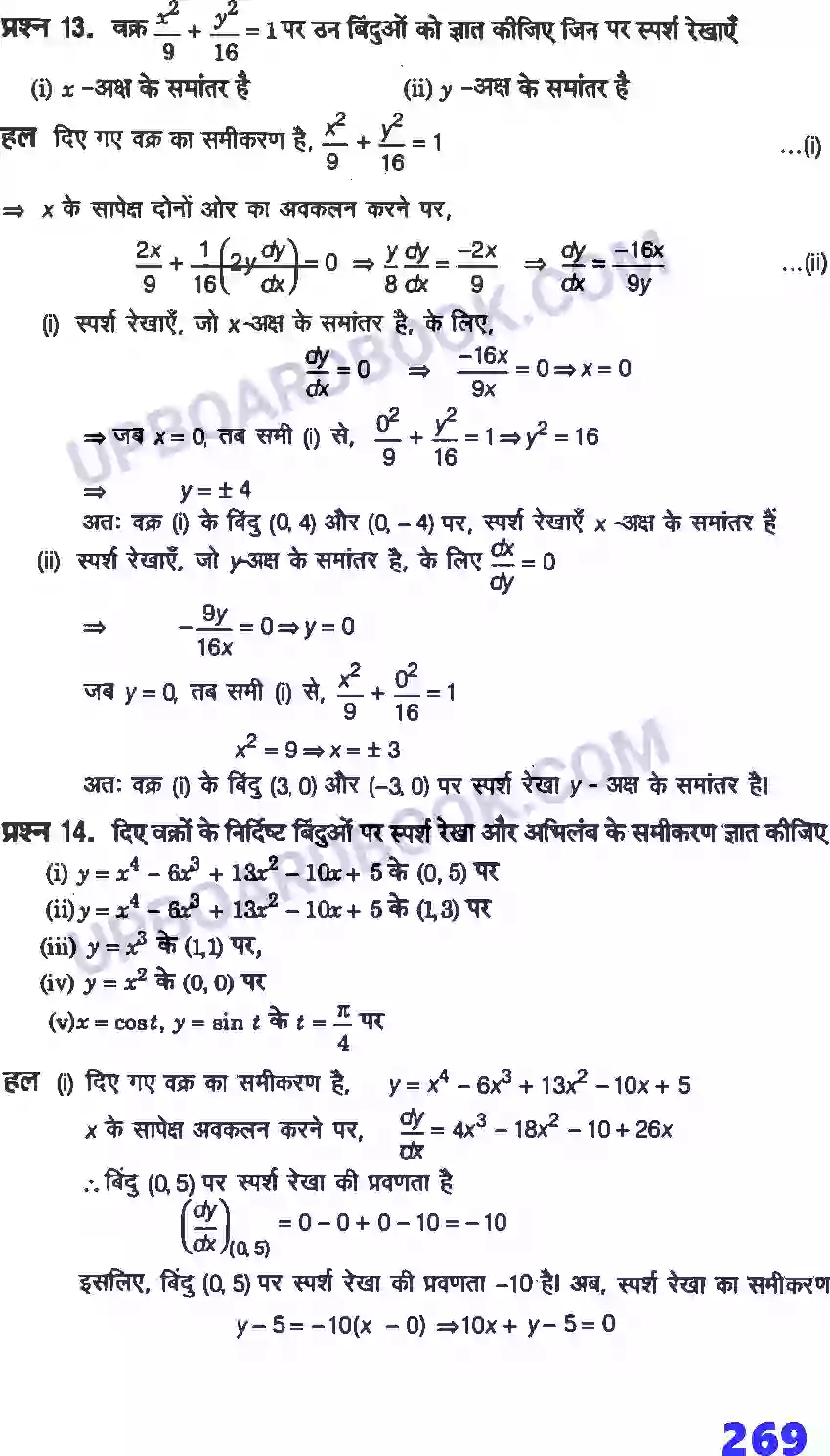 UP Board Solution Class 12 Maths 6. अवकलज के अनुप्रयोग Image 26