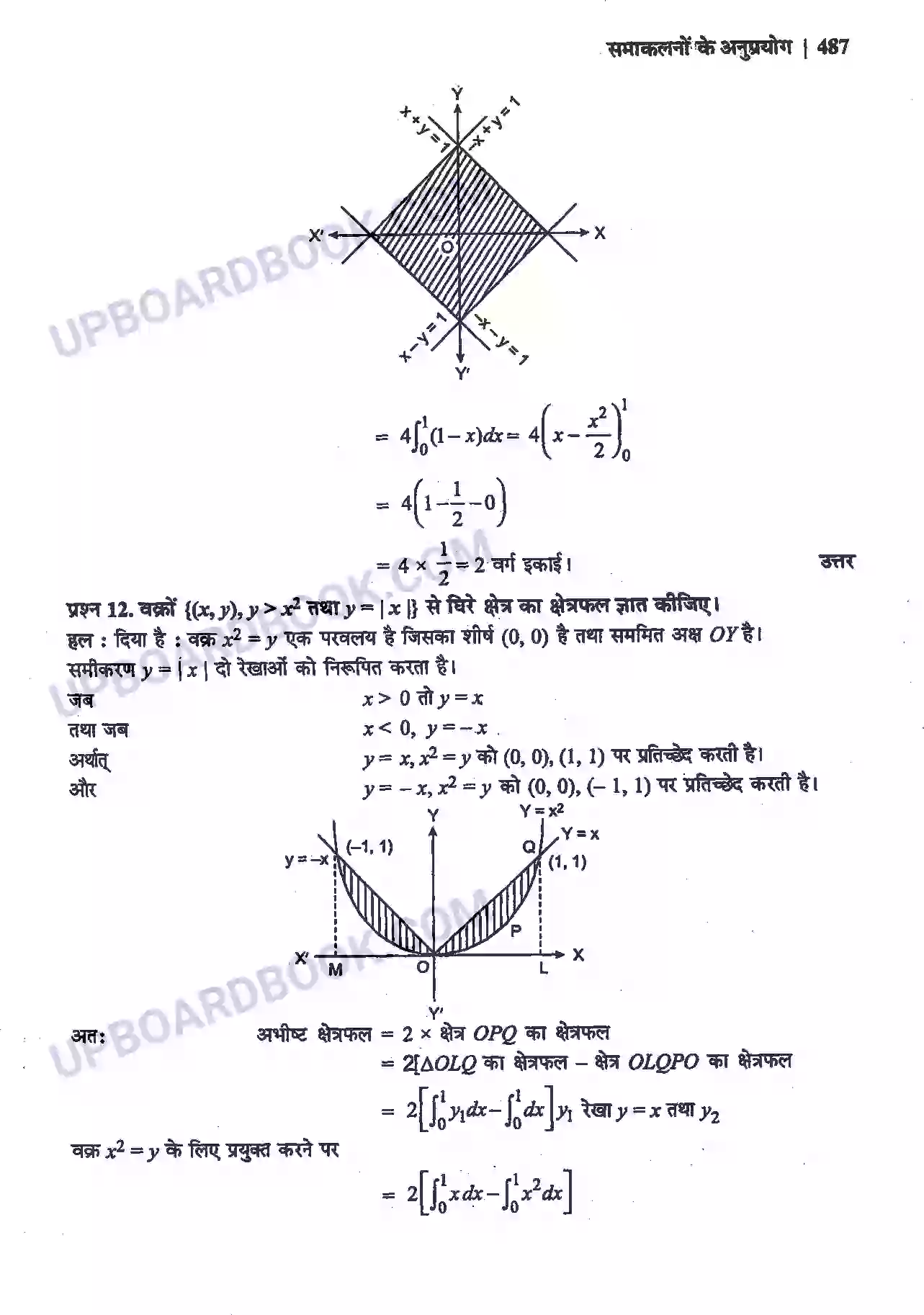 UP Board Solution Class 12 Maths 8. समाकलनों के अनुप्रयोग Image 25