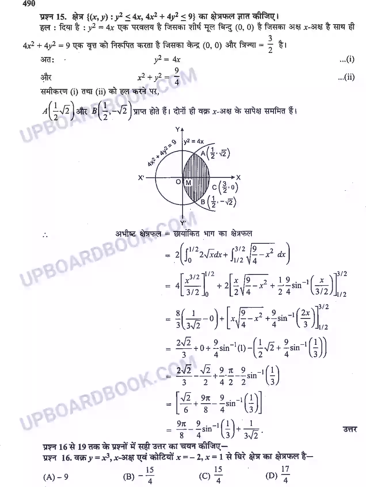 UP Board Solution Class 12 Maths 8. समाकलनों के अनुप्रयोग Image 28