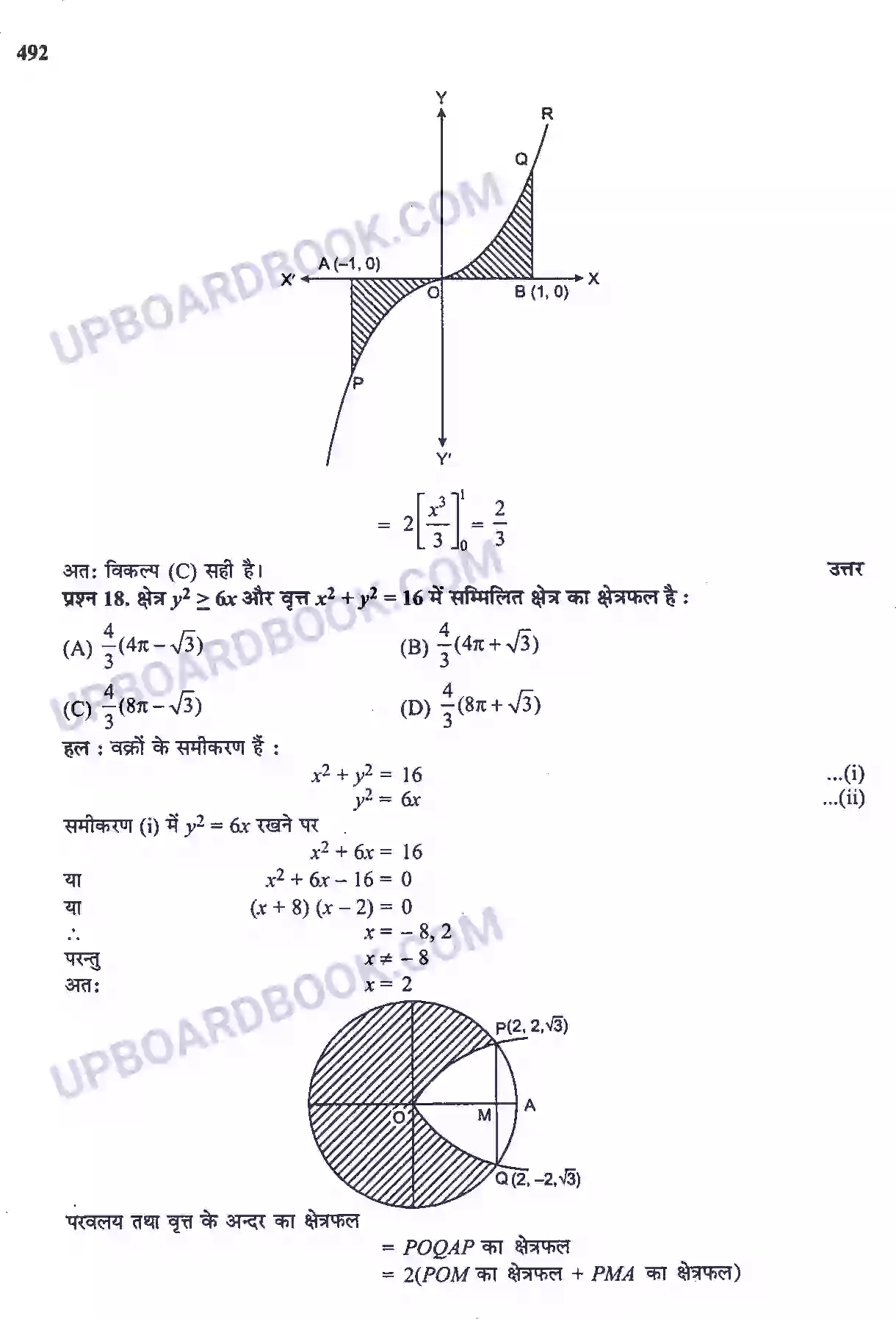 UP Board Solution Class 12 Maths 8. समाकलनों के अनुप्रयोग Image 30