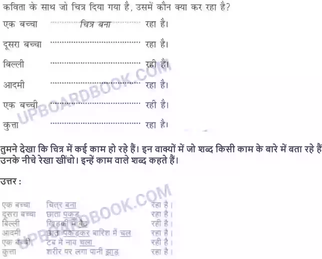 UP Board Solution class 2 Hindi 6. बहुत हुआ Image 3