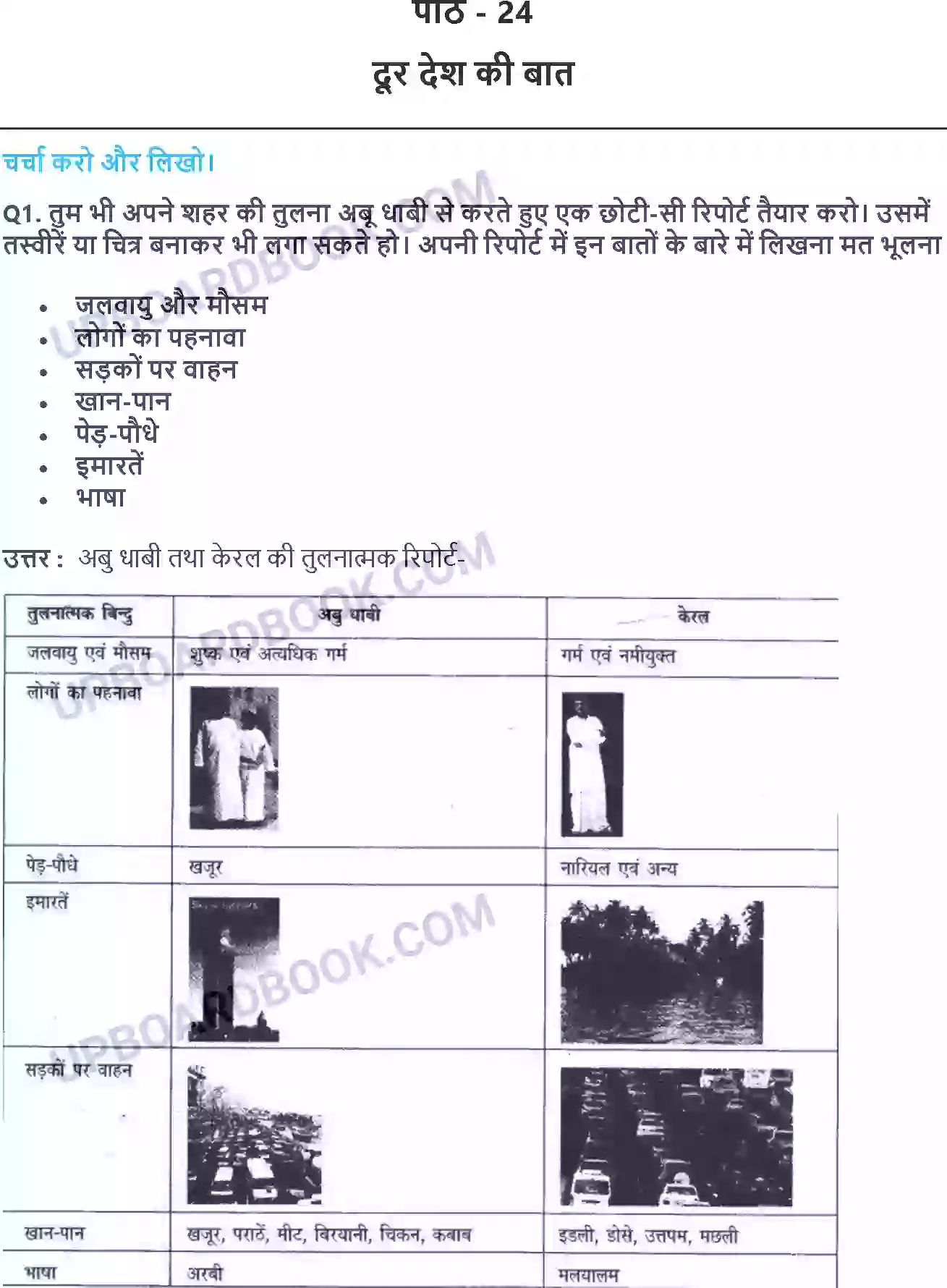 UP Board Solution Class 4 EVS 24. दूर देश कि बात Image 1