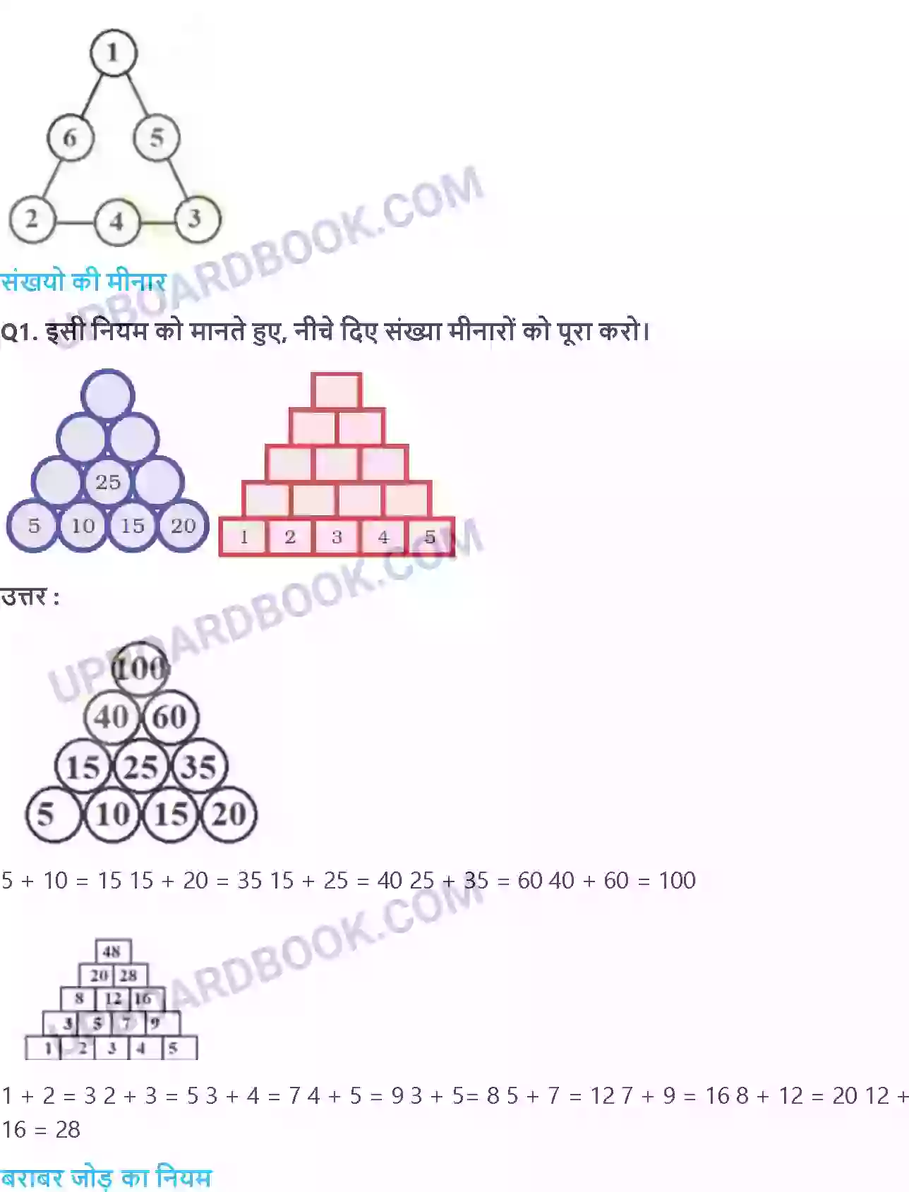 UP Board Solution Class 4 Maths 10. पैटर्न Image 3