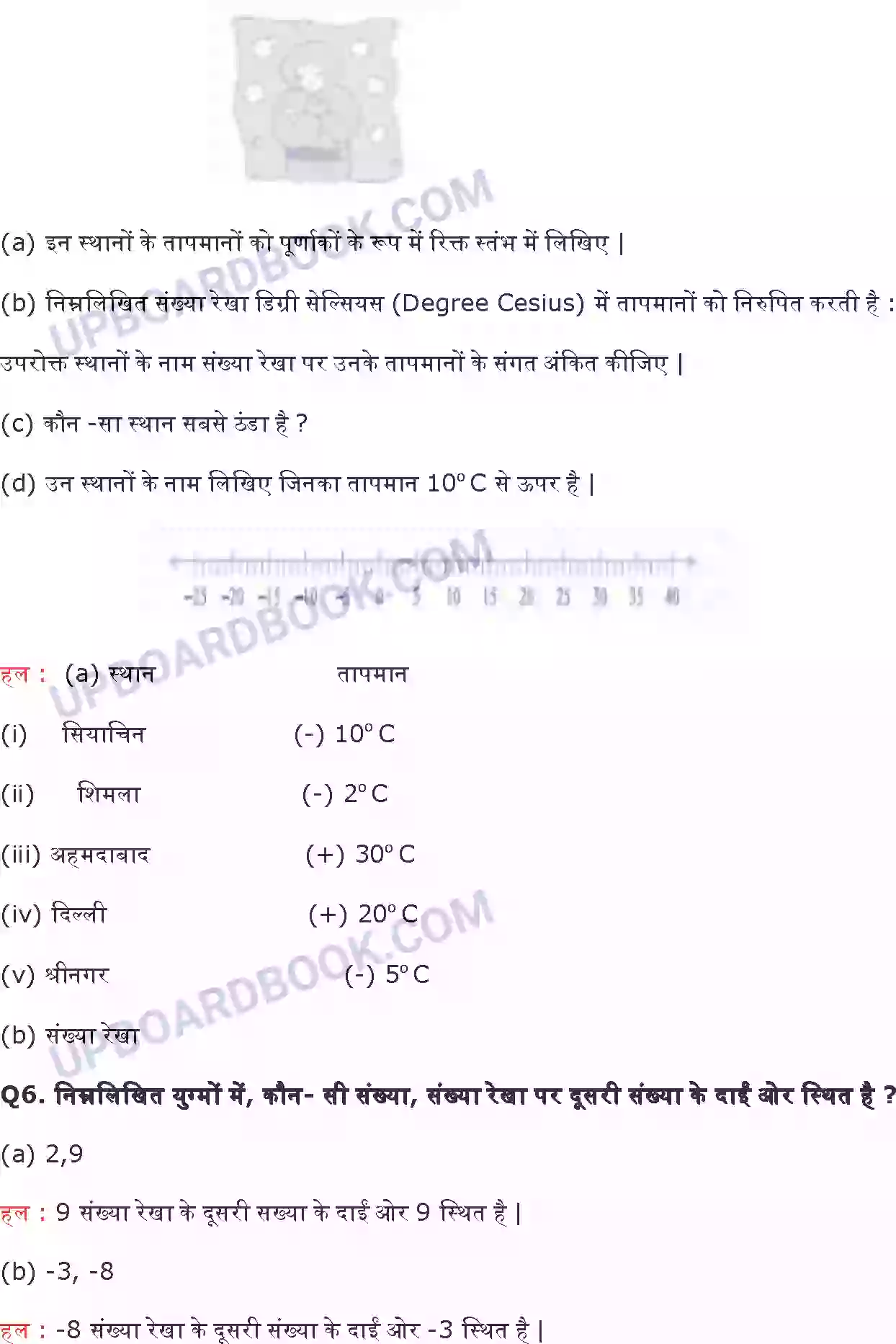 UP Board Solution class 6 Maths 6. पूर्णांक Image 4