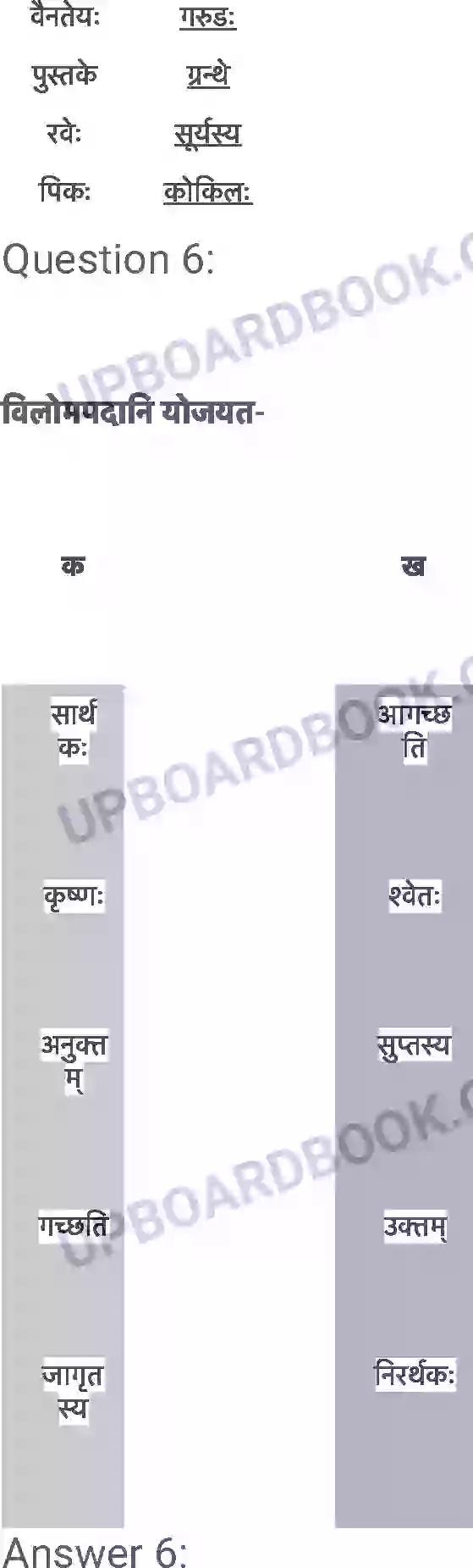 UP Board Solution Class 6 Sanskrit 8. सूक्तिस्तबकः Image 5