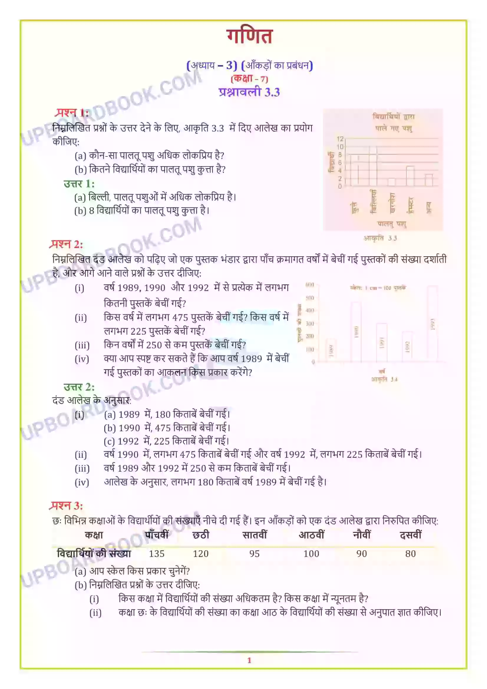 UP Board Solution Class 7 Maths 3. आंकड़ों का प्रबंधन Image 8