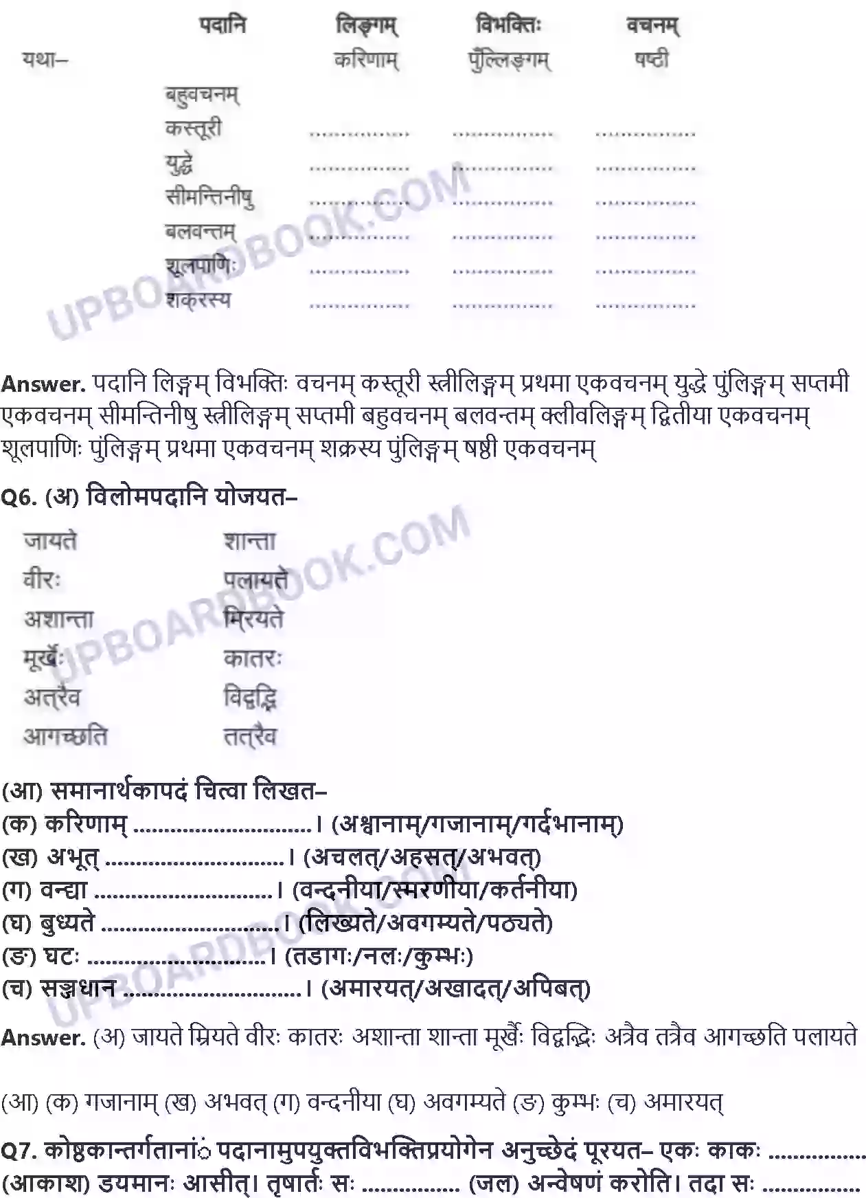 UP Board Solution class 8 Hindi 15. प्रहेलिकाः Image 3