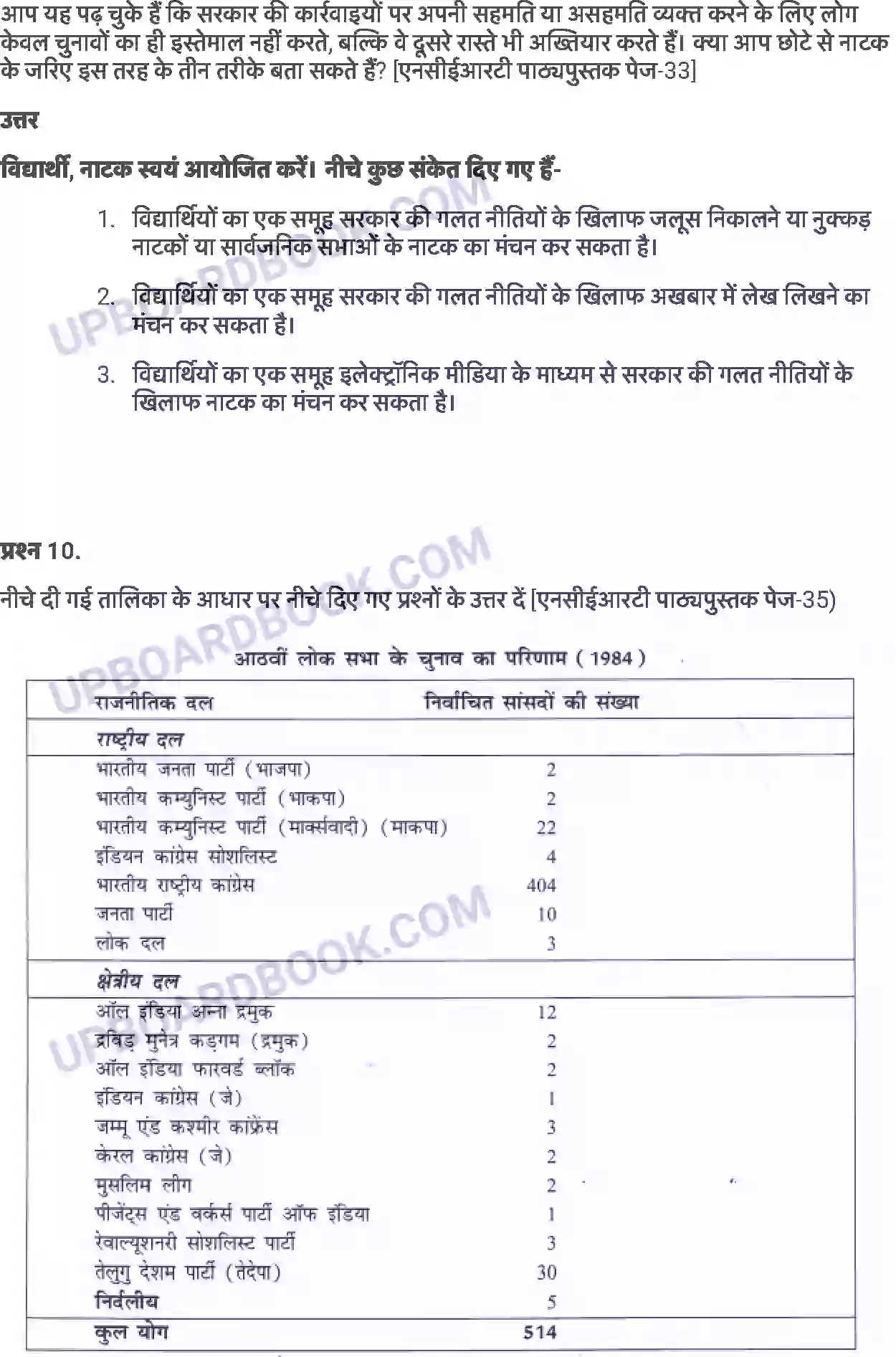 UP Board Solution class 8 Social Studies 3. हमें संसद क्यों चाहिए ? Image 5