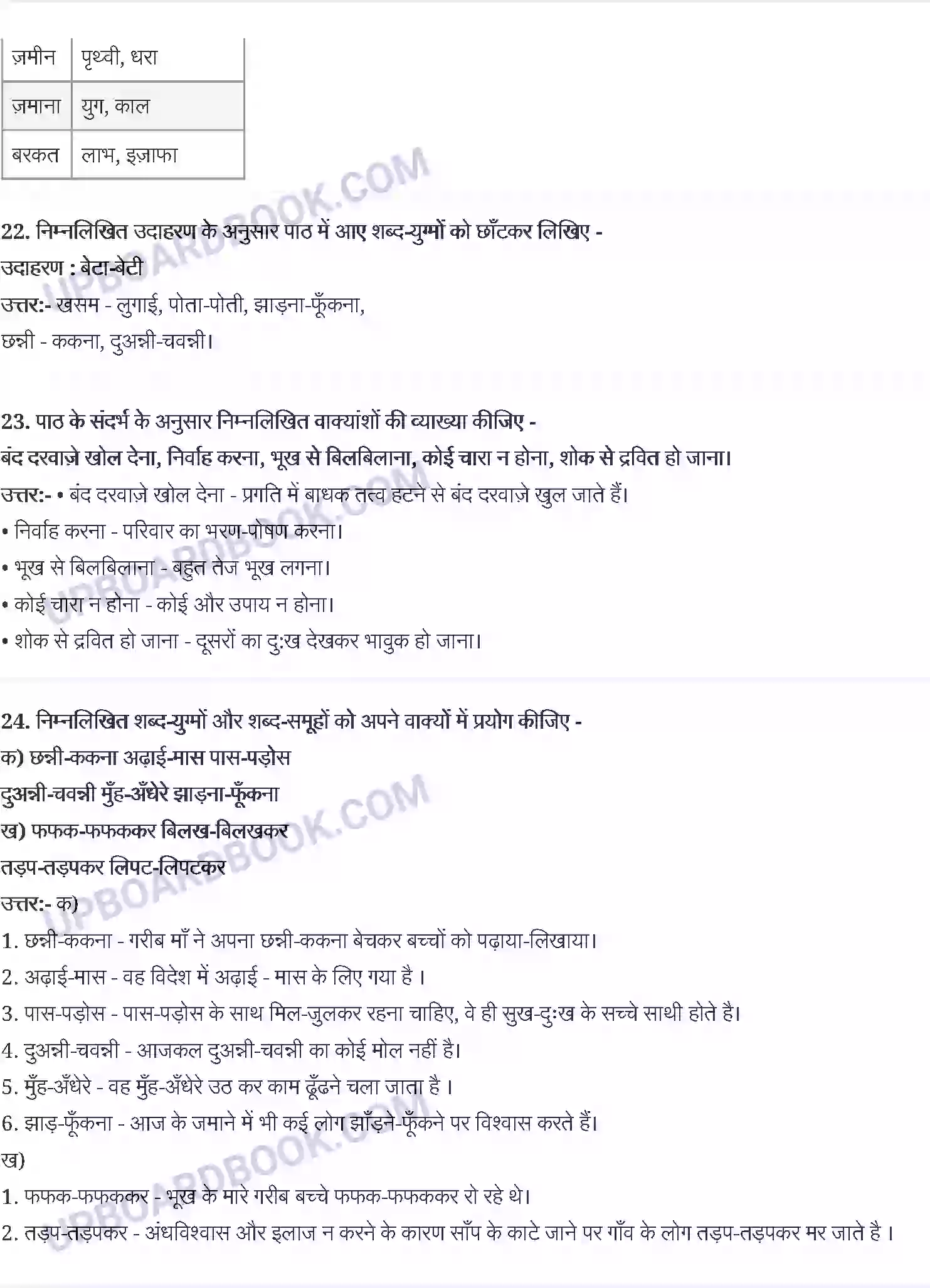 UP Board Solution class 9 Hindi 2. यशपाल - दुःख का अधिकार Image 6