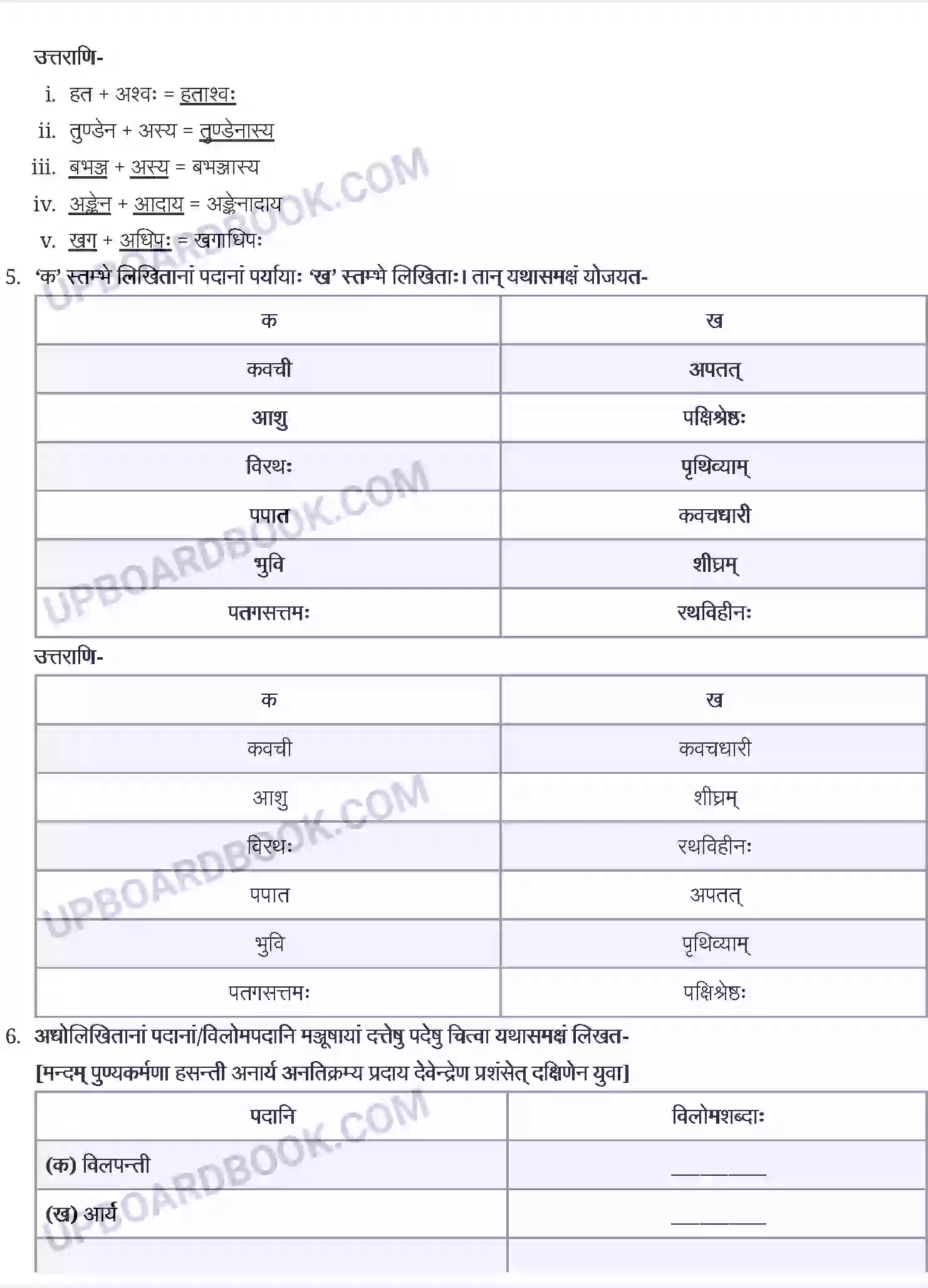 UP Board Solution class 9 Sanskrit 10. जटायोः शौर्यम् Image 3