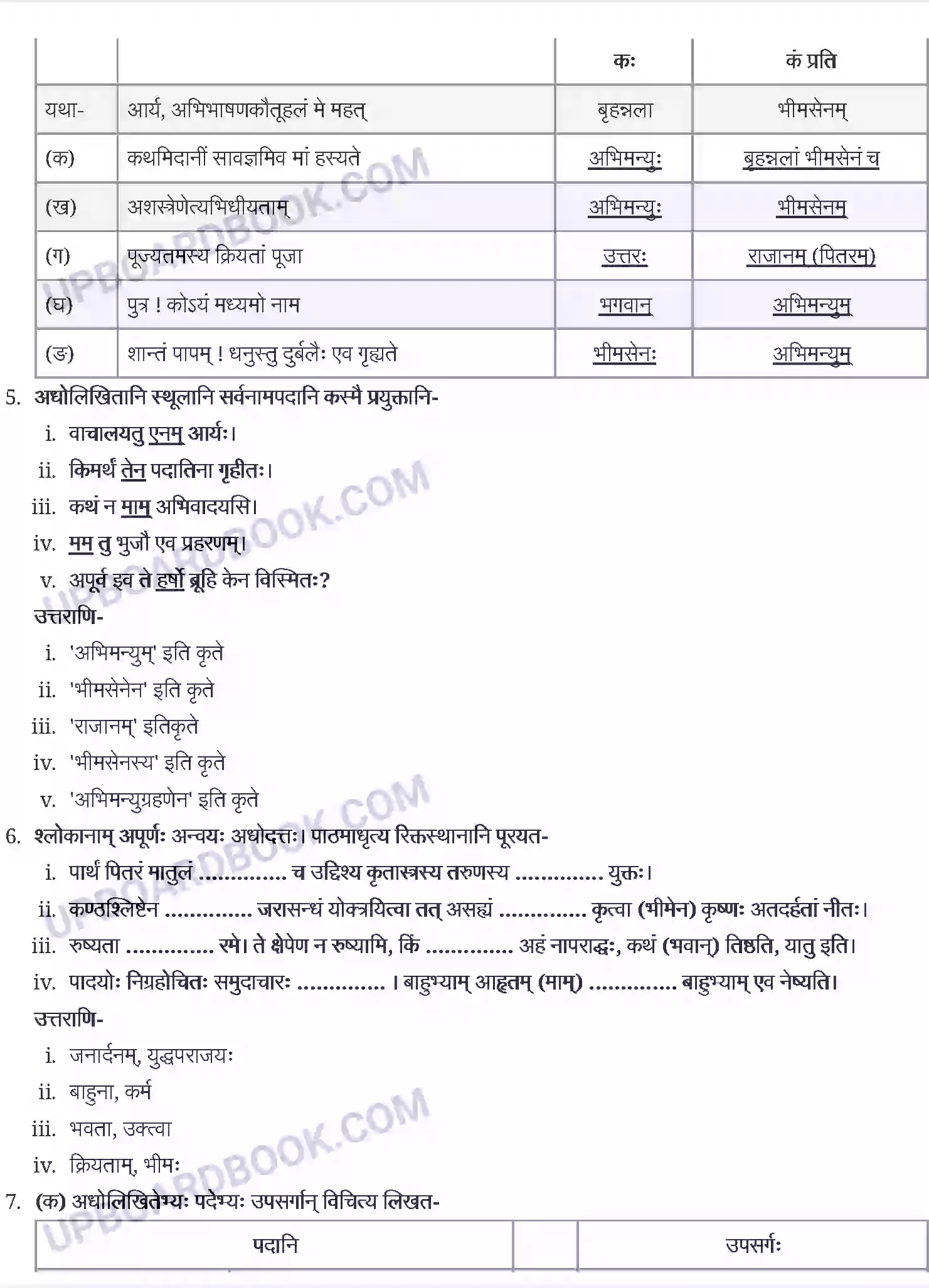 UP Board Solution class 9 Sanskrit 7. प्रत्यभिज्ञानम् Image 3