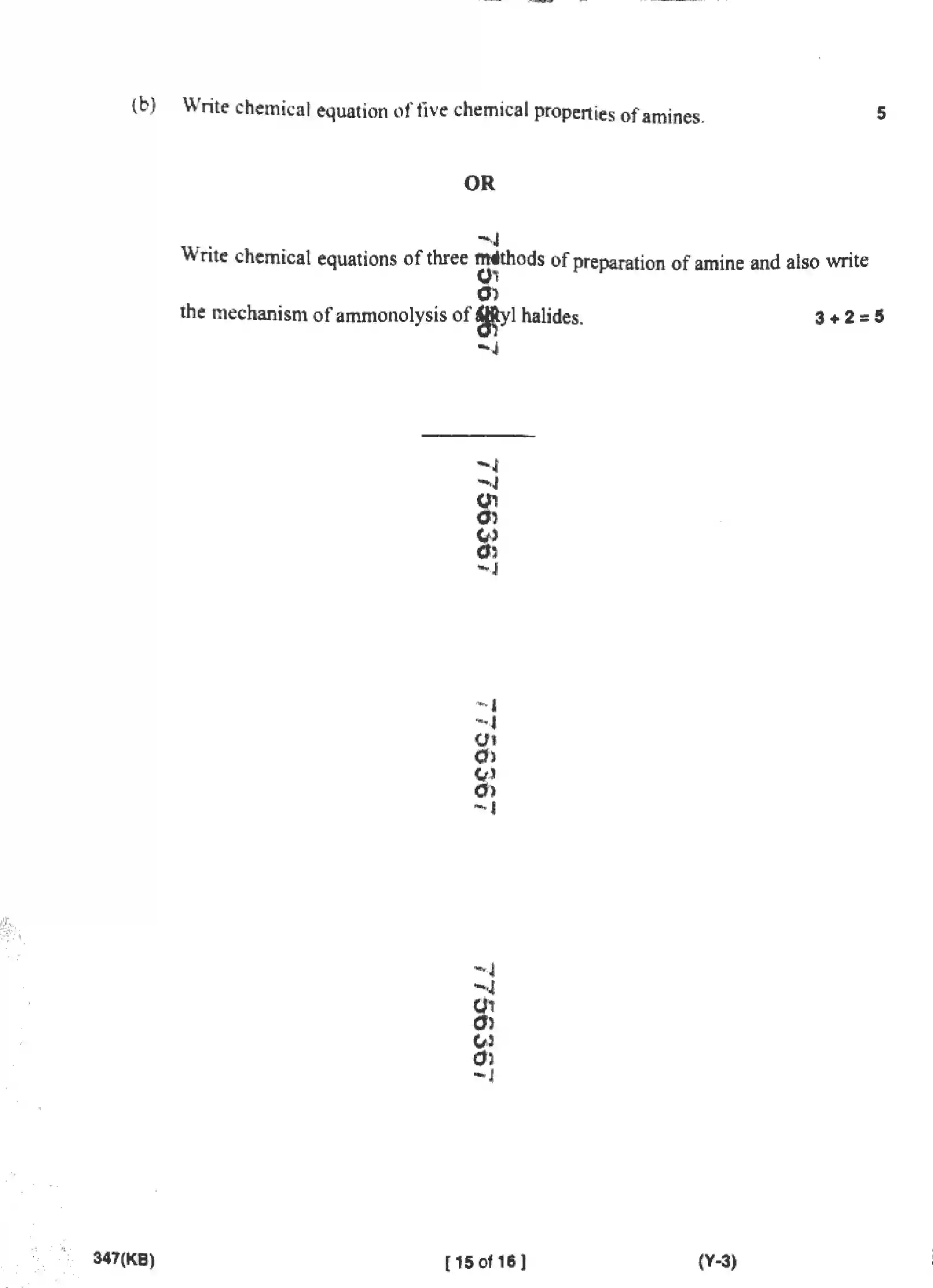 UP Board Class 12th CHEMISTRY-347-KB Previous Year Question Paper Image 15