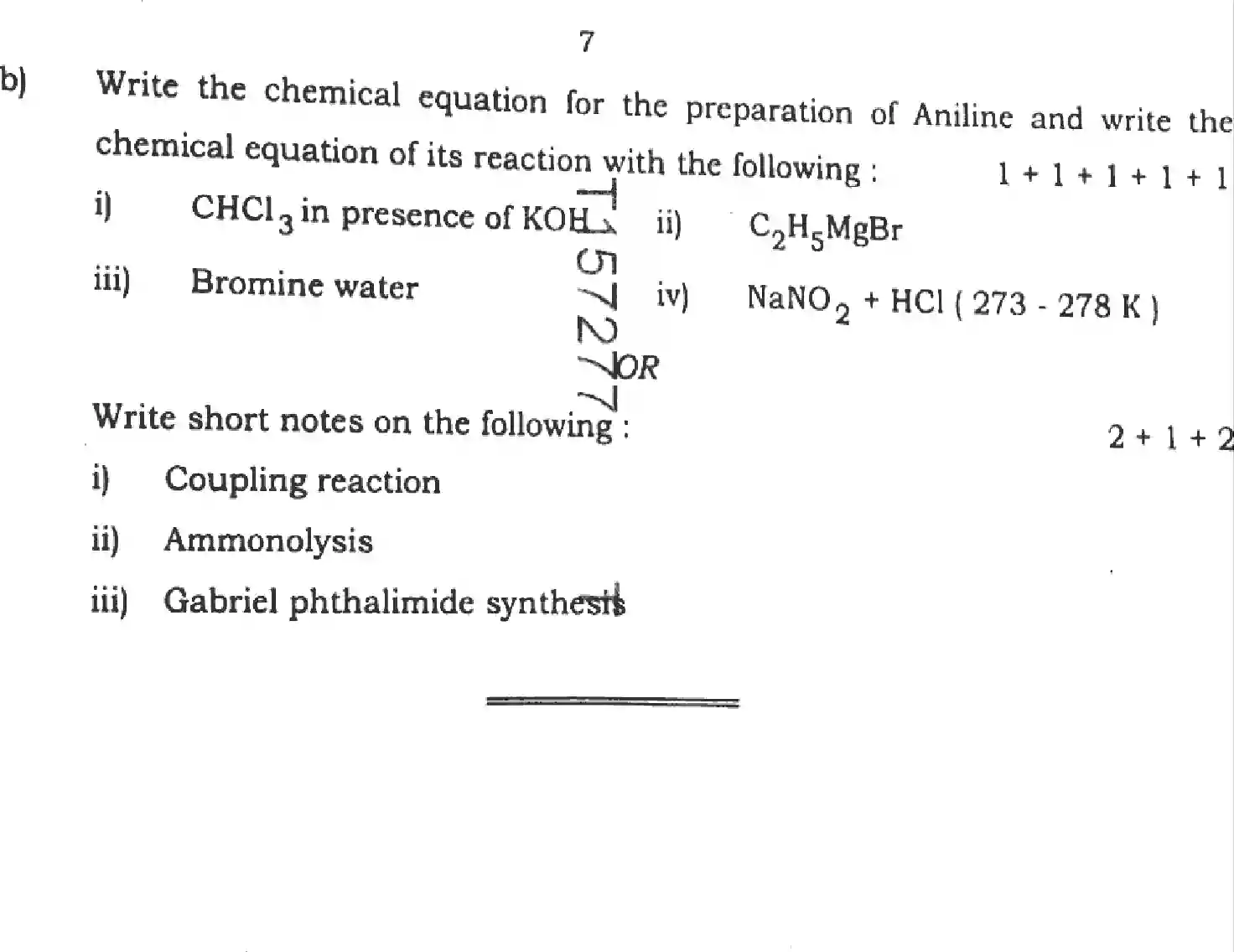 UP Board Class 12th CHEMISTRY-347-KF Previous Year Question Paper Image 7