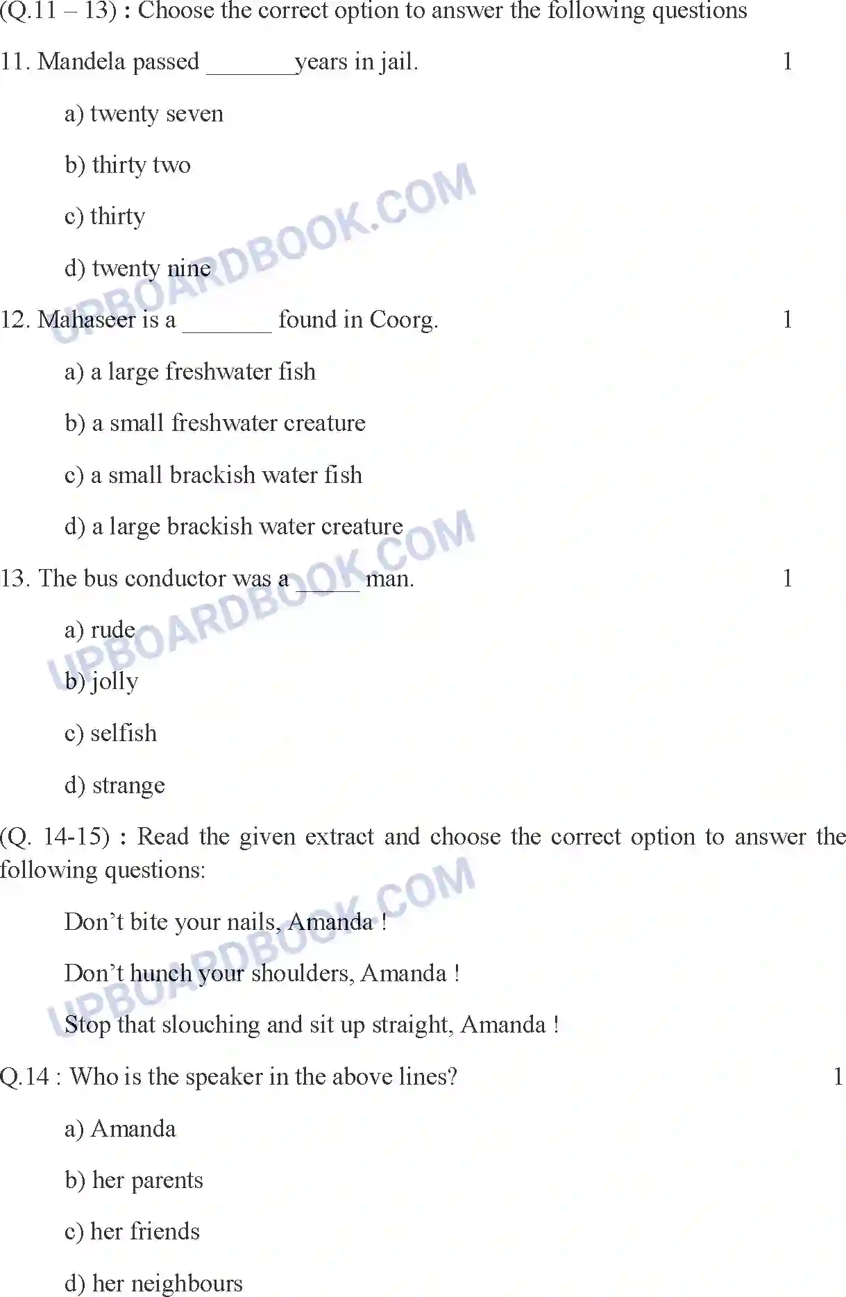 UP Board Class 10th Sample Paper 2023-24 Image 4